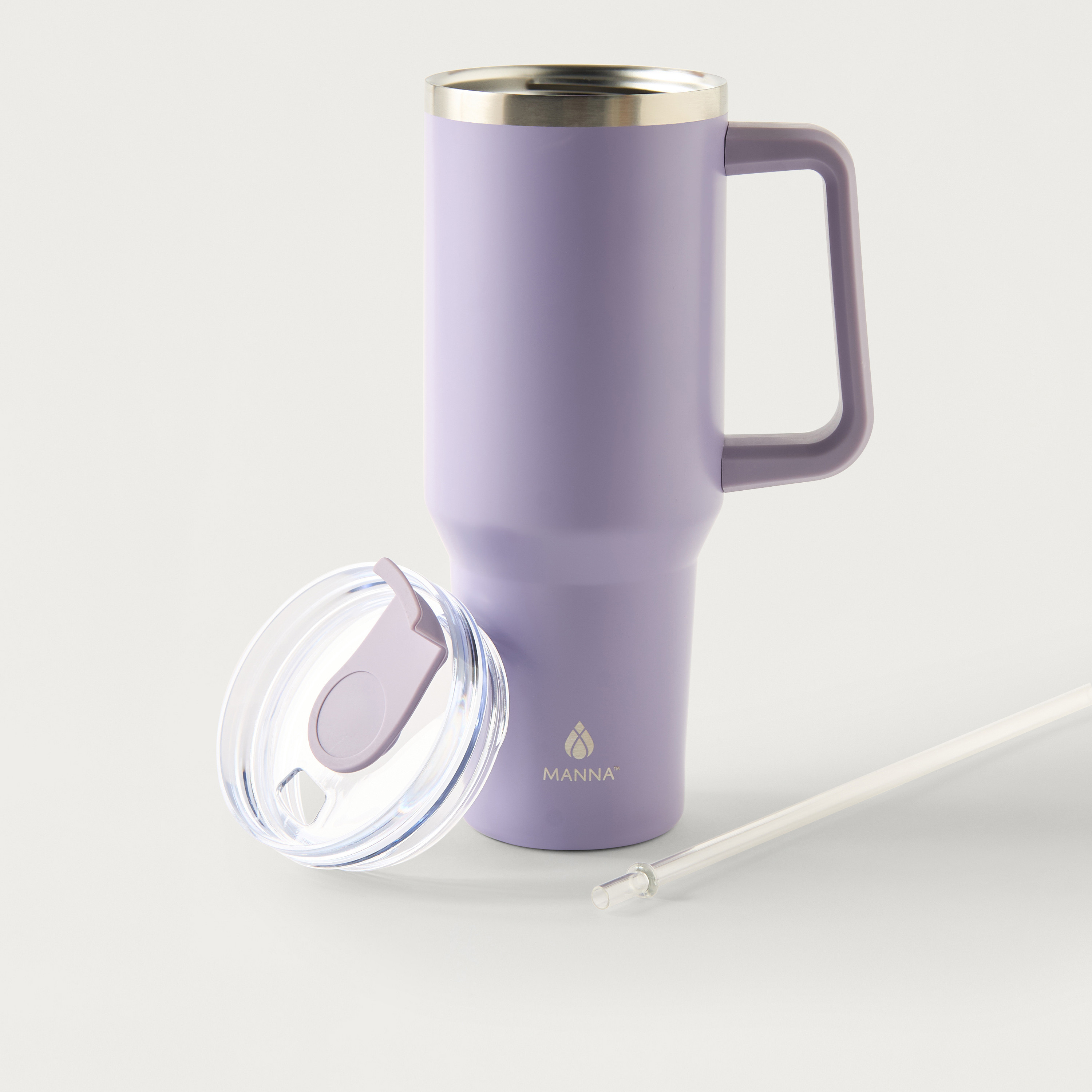 Manna Printed Stainless Steel Sipper Bottle with Handle and Lid - 1 L-household-dining-teaandcoffee-travelmugsandsippers-image-2