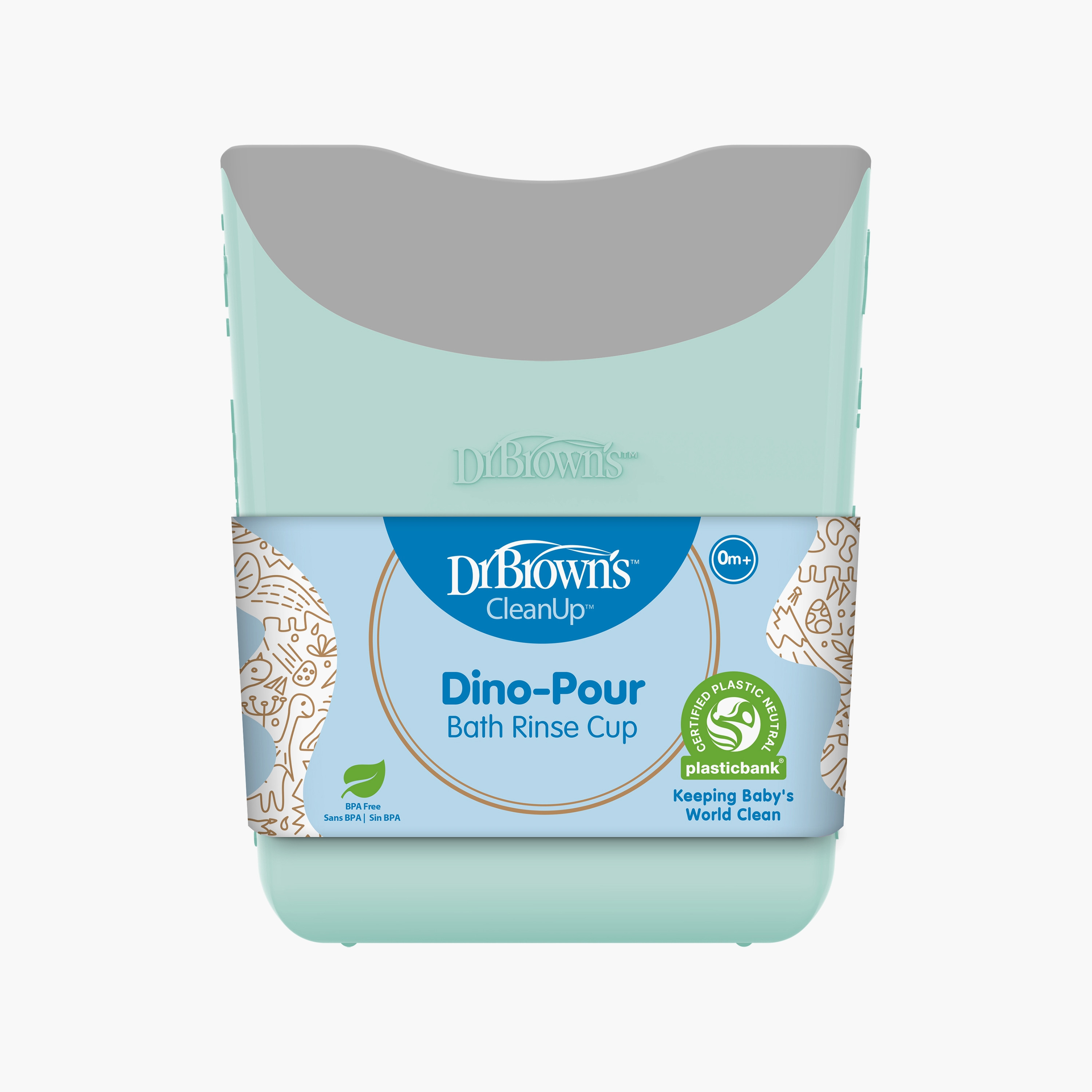 Dr. Brown's Dino Pour Bath Shampoo Rinse Cup-baby-bathandcare-bathtubs-image-1