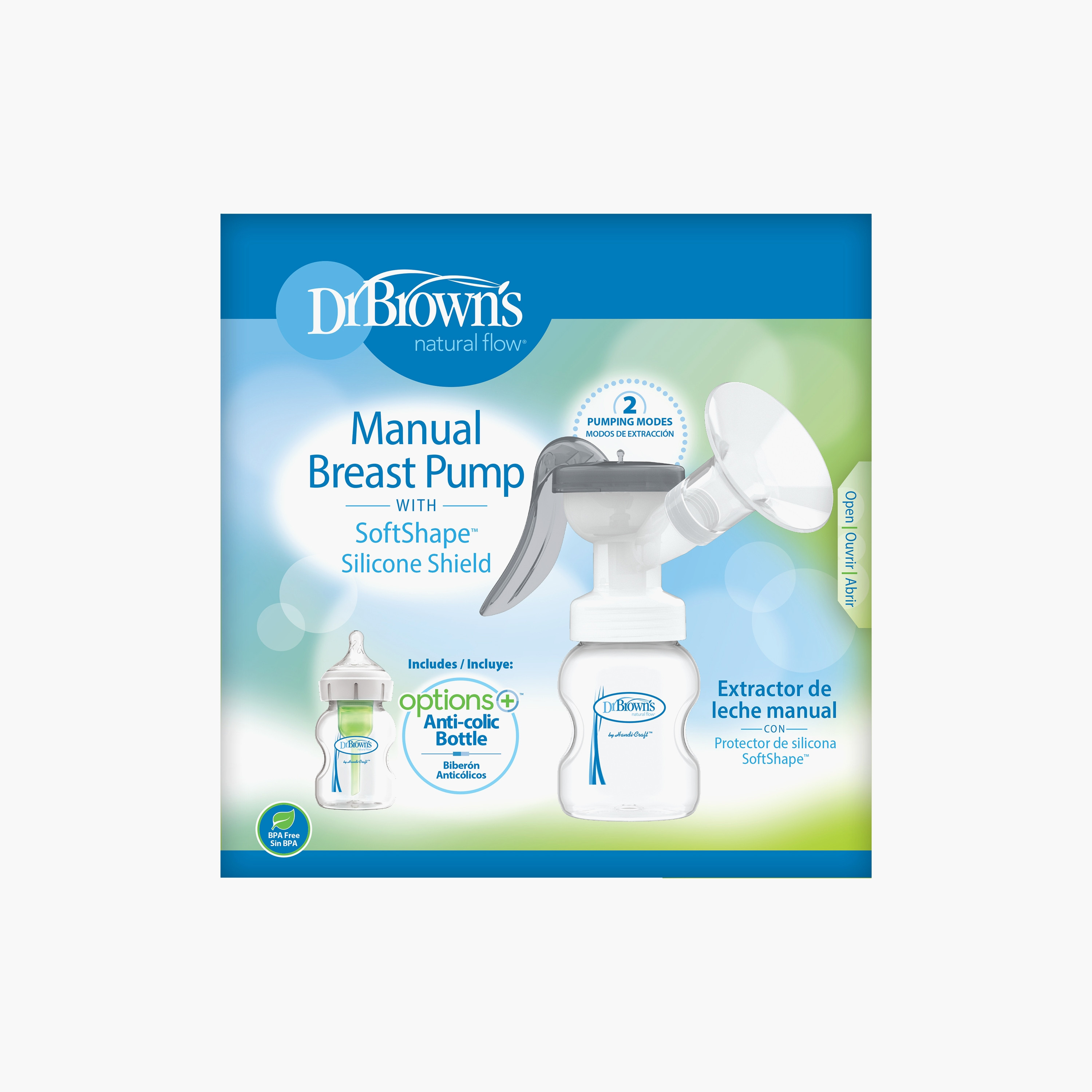 Dr. Brown's Manual Breast Pump Set with Soft Shape Silicone Shield-baby-feeding-breastfeedingandcare-image-4