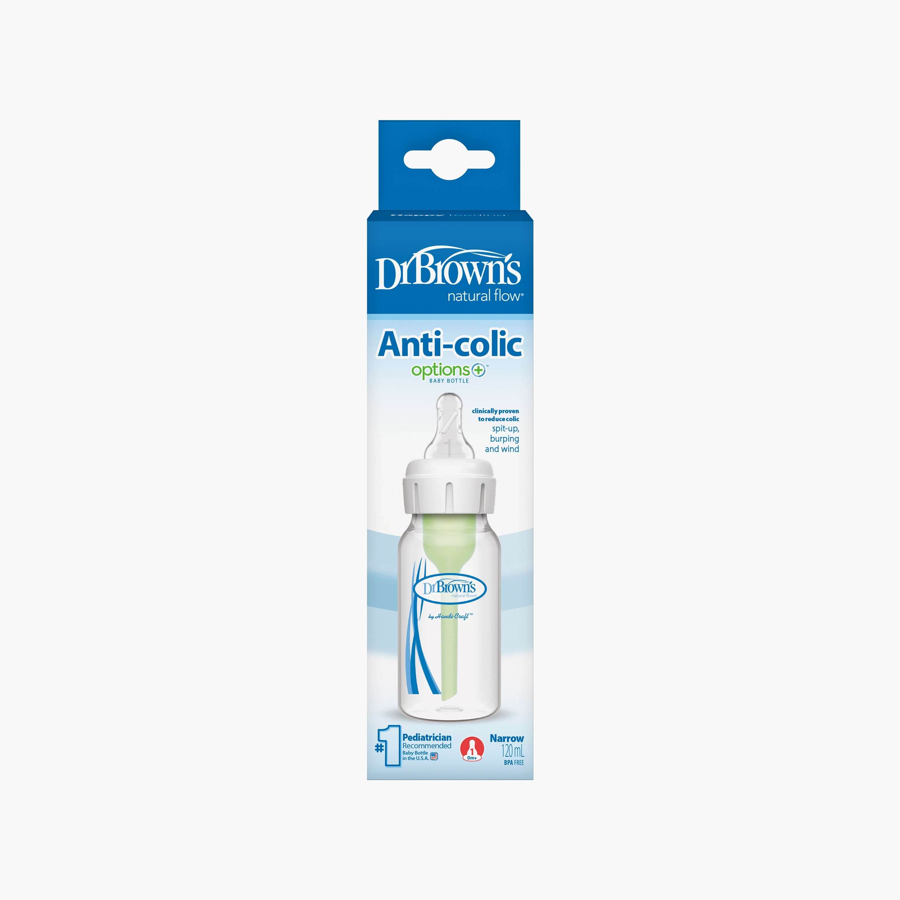 Dr. Brown's Anti-Colic Natural Flow Feeding Bottle,120 ml-baby-feeding-feedingbottles-bottlesandteats-image-2
