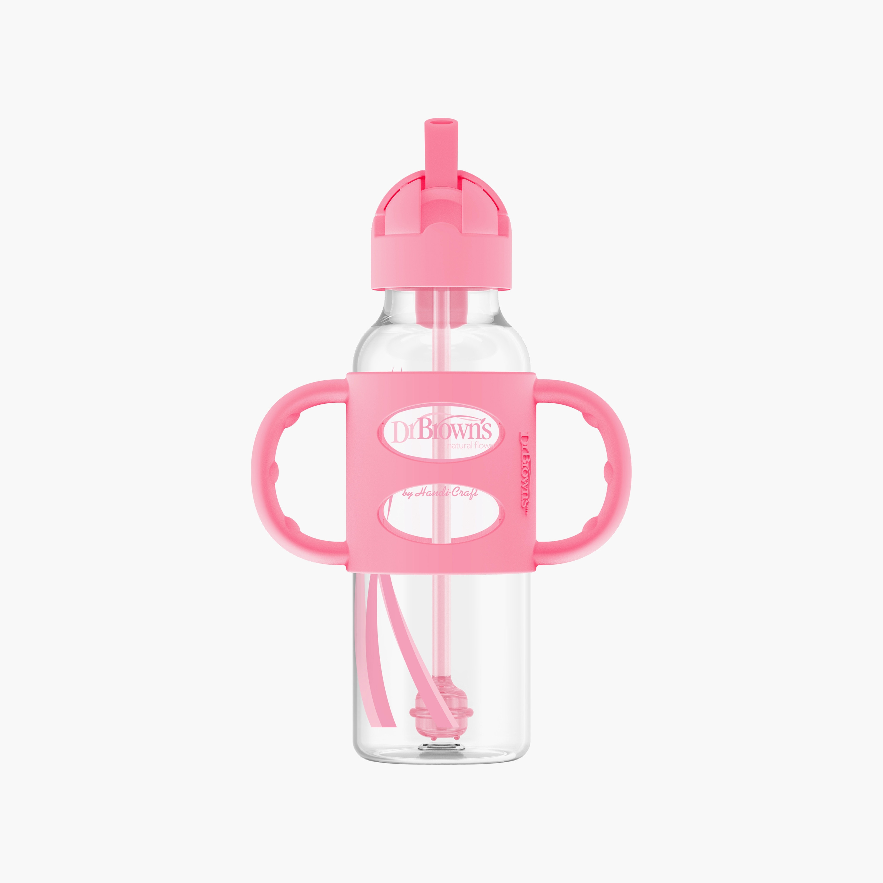 زجاجة الضيقة ذات الماصة بمقابض من السيليكون من دكتور براونز، 250 مل-baby-feeding-feedingbottles-bottlesandteats-image-9
