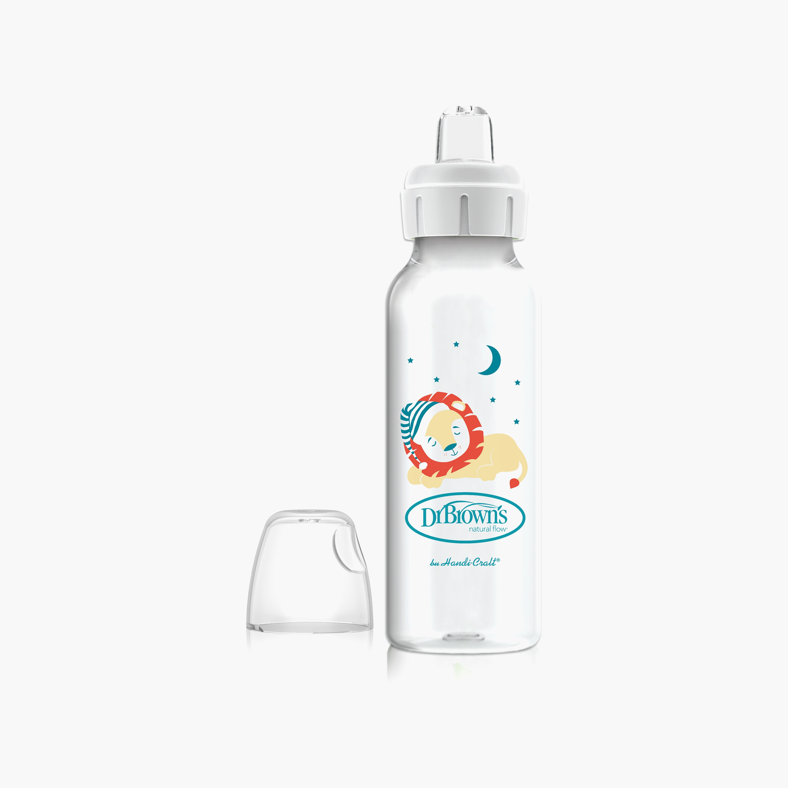 زجاجة  ذات فوهة ضيقة للشرب من دكتور براونز، على شكل أسد، 250 مل-baby-feeding-feedingbottles-bottlesandteats-image-1