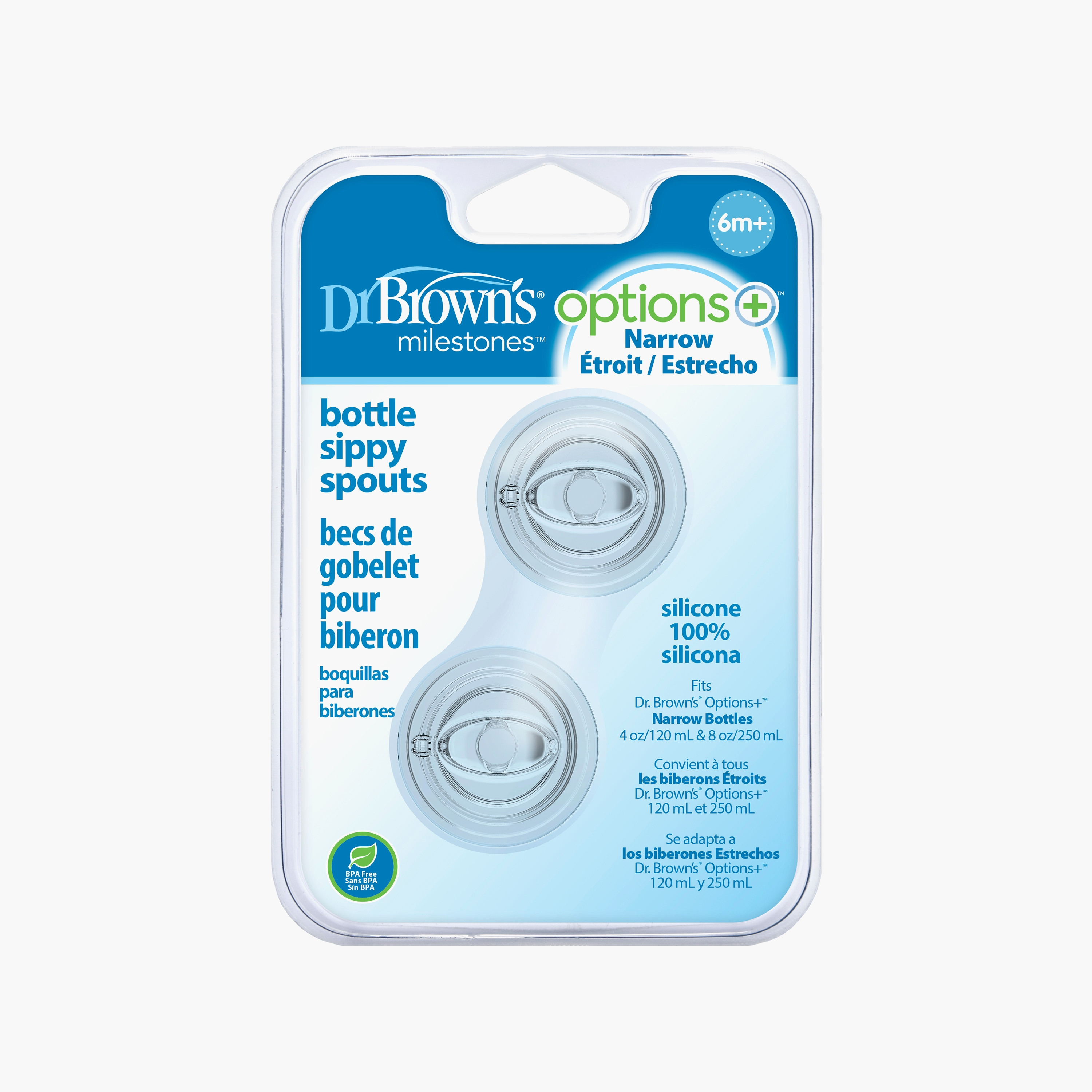 Dr. Brown's Narrow Neck Bottle Sippy Spout-baby-feeding-feedingbottles-bottlesandteats-image-2