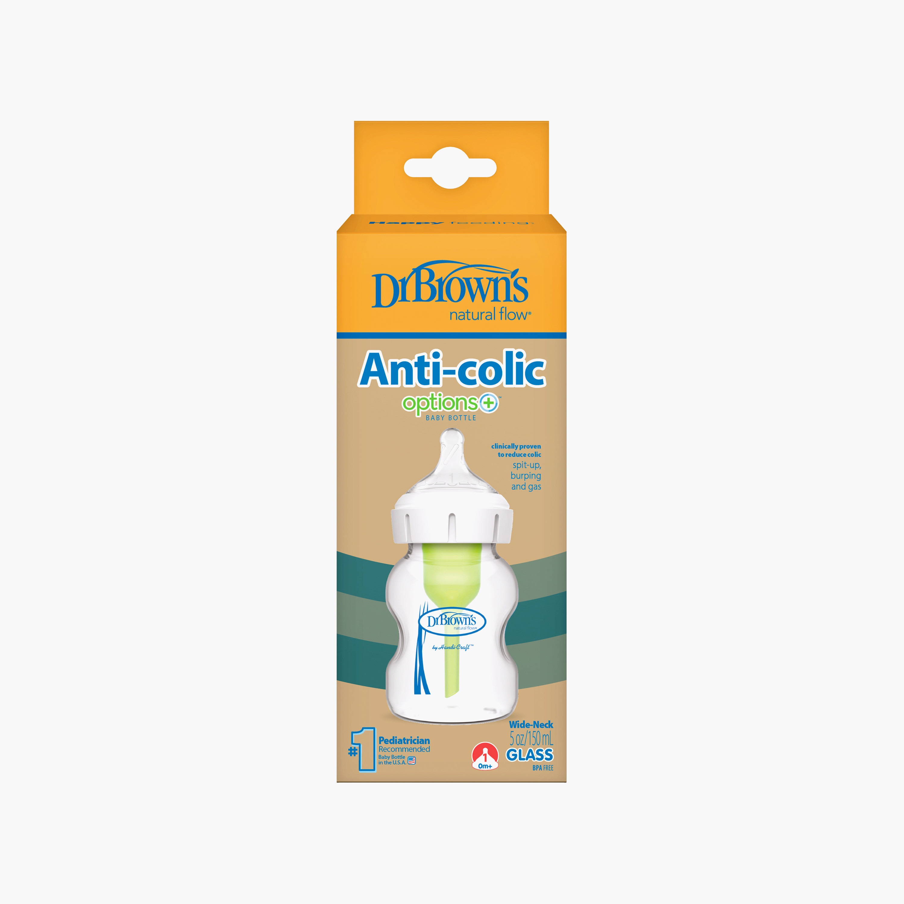 رضّاعة إطعام بنظام تهوية خالية من الفراغ سعة 150 مل من دكتور براونز-baby-feeding-feedingbottles-bottlesandteats-image-4