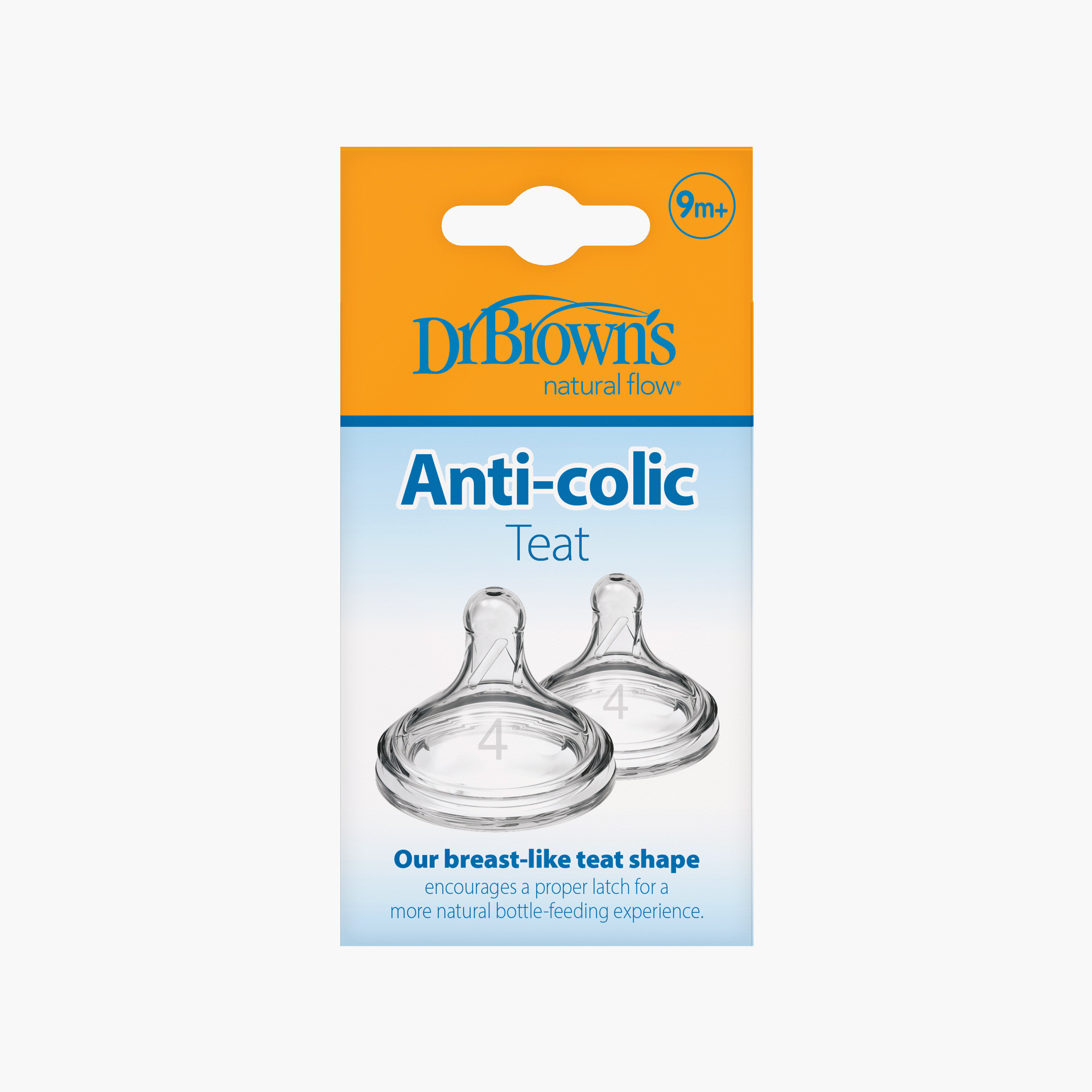 Dr. Brown's 2-Piece Wide Neck Silicone Options+ Nipples, Level 4-baby-feeding-feedingbottles-bottlesandteats-image-7