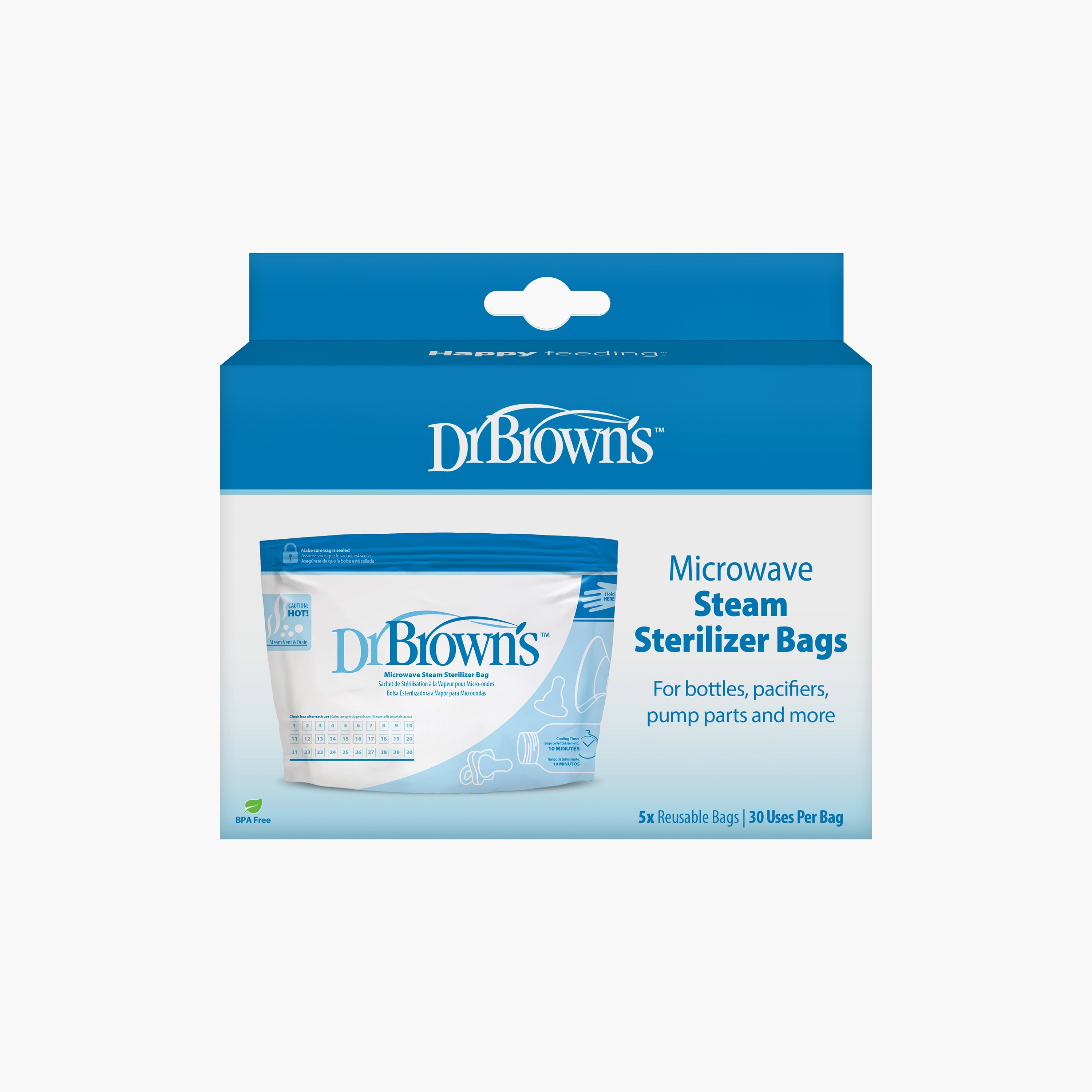 Dr. Brown's 5-Piece Microwave Steam Sterilizer Bag-baby-feeding-sterilizersandwarmers-image-3