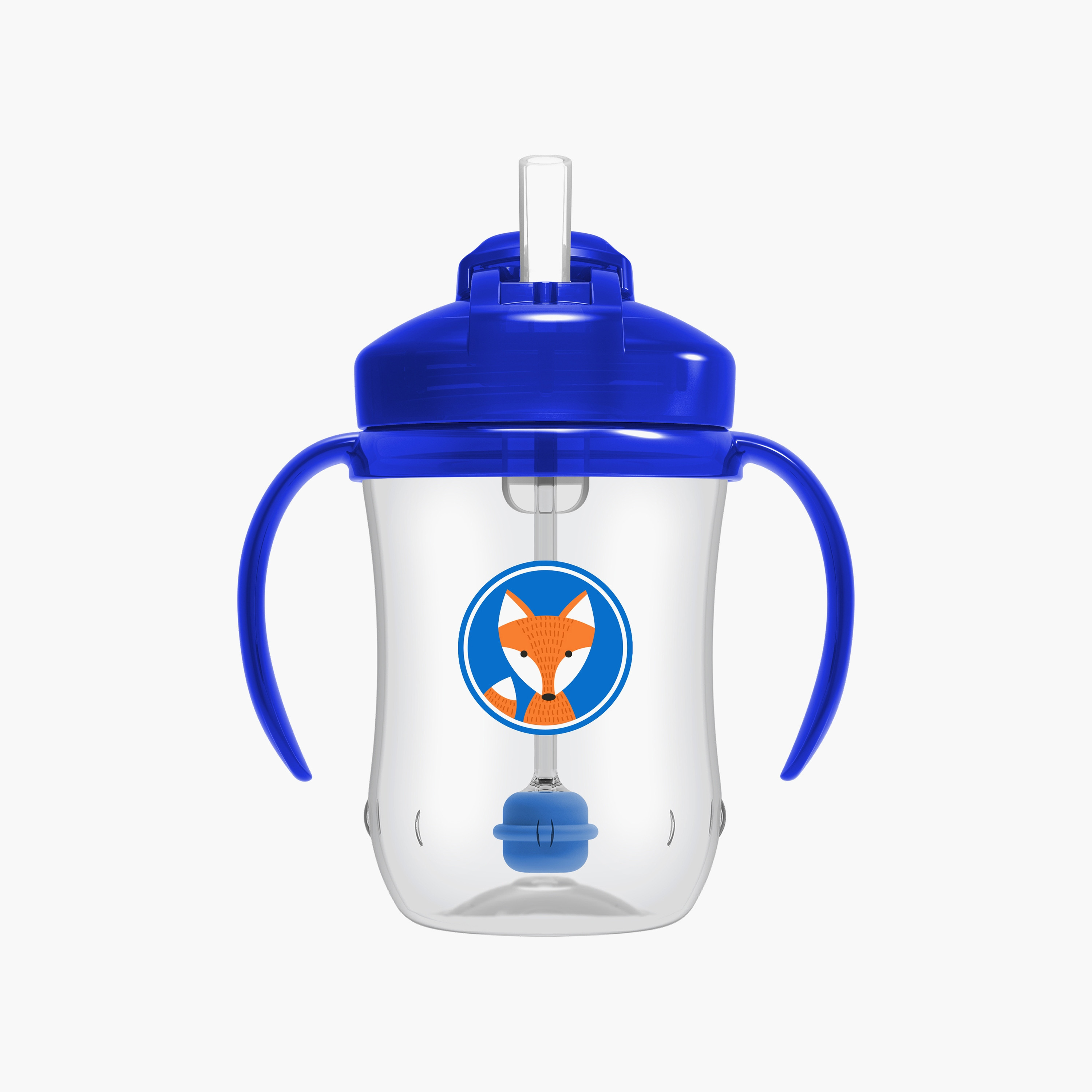 Dr. Brown's First Straw Cup with Handle, Blue, 270 ml-baby-feeding-mealtimeessentials-image-2