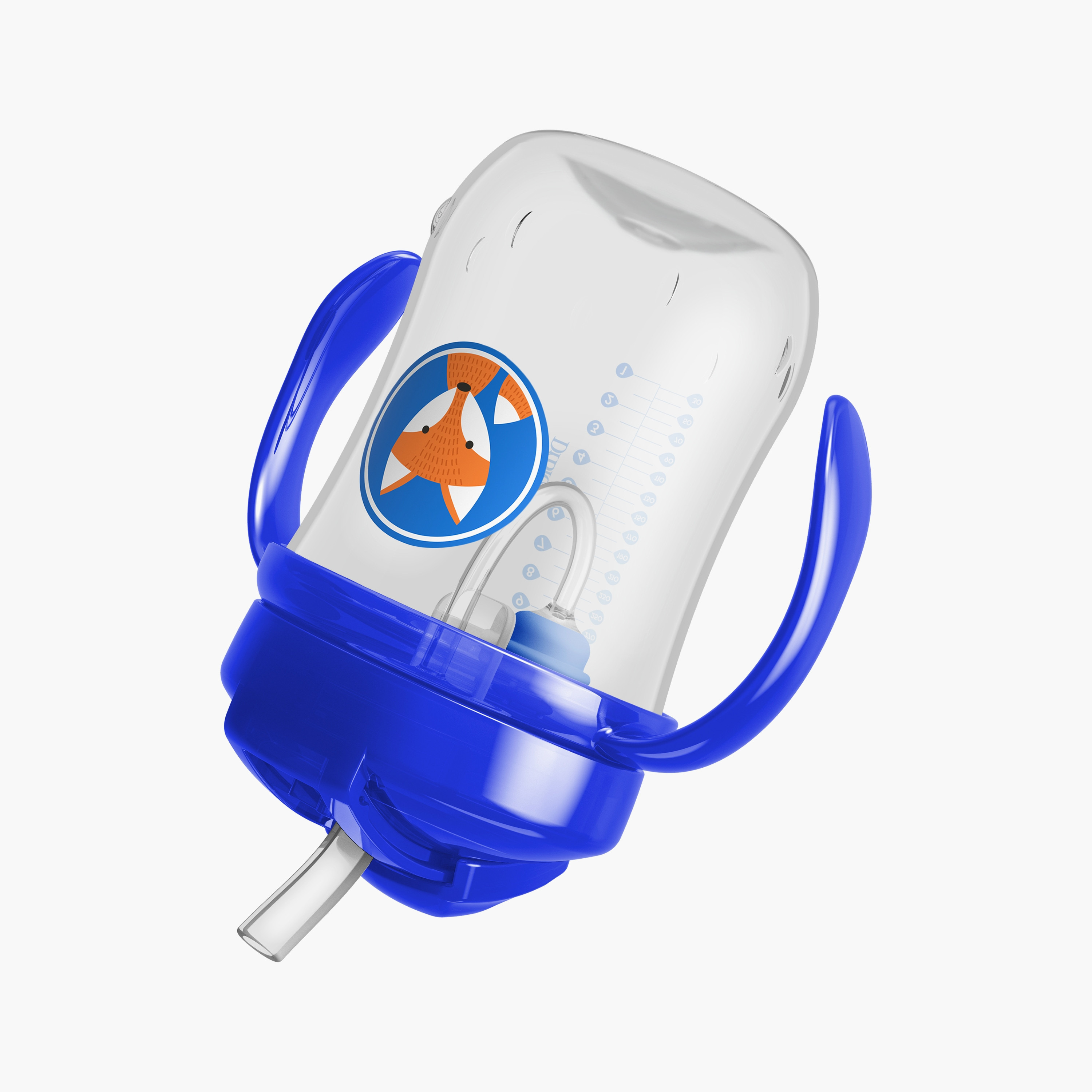 Dr. Brown's First Straw Cup with Handle, Blue, 270 ml-baby-feeding-mealtimeessentials-image-3