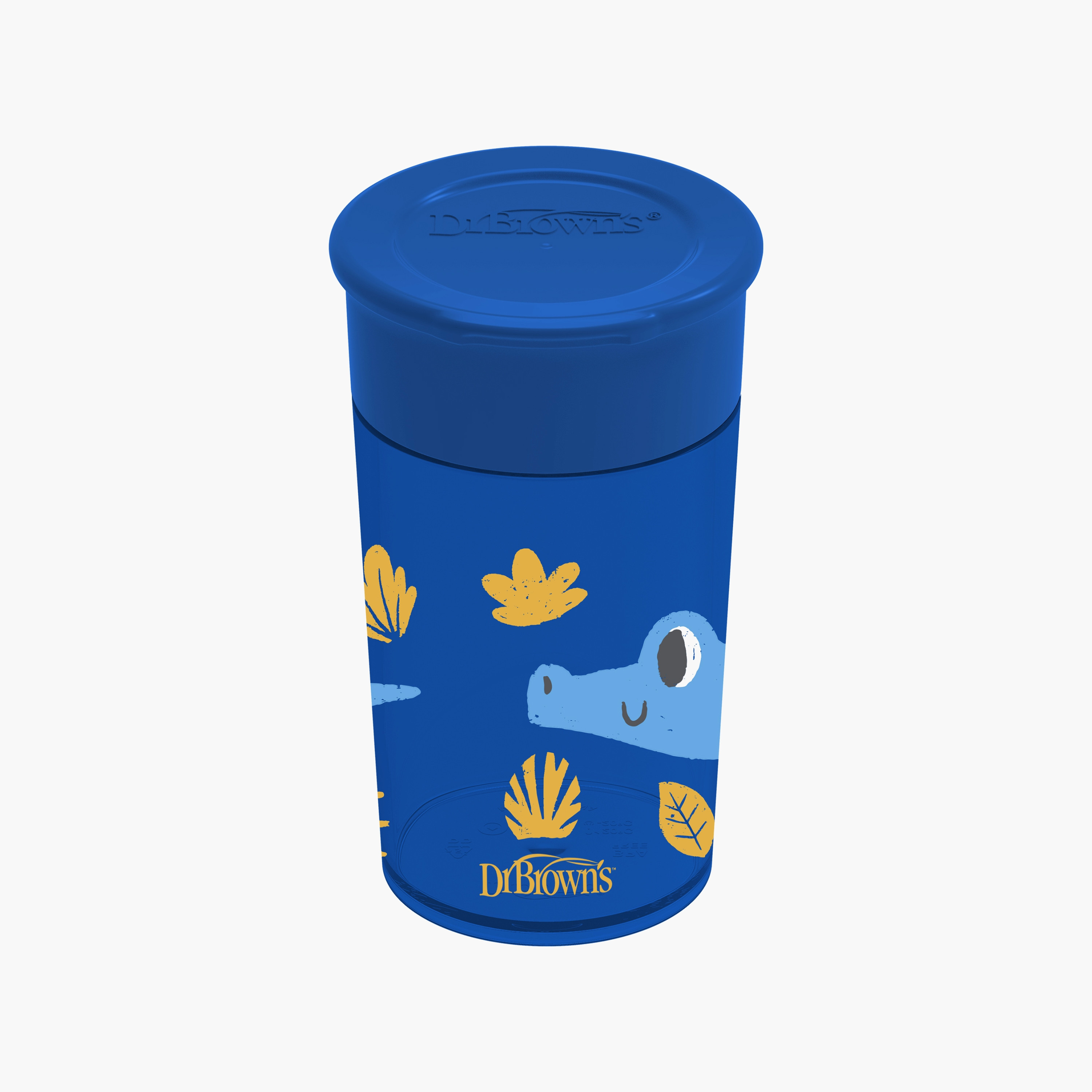 Dr. Brown's Smooth Wall Cheers 360 Cup, Blue, 300 ml-baby-feeding-mealtimeessentials-image-1