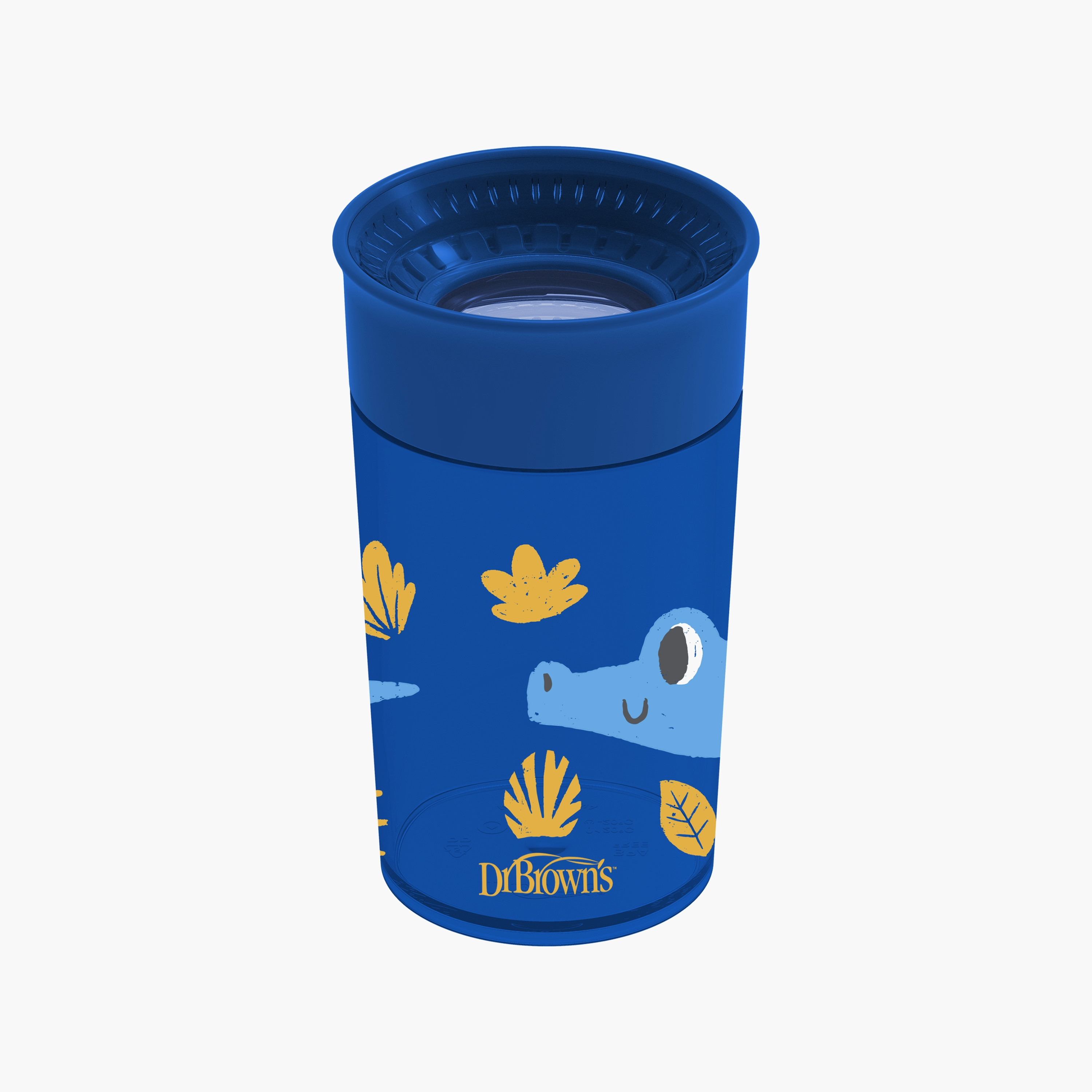 Dr. Brown's Smooth Wall Cheers 360 Cup, Blue, 300 ml-baby-feeding-mealtimeessentials-image-2