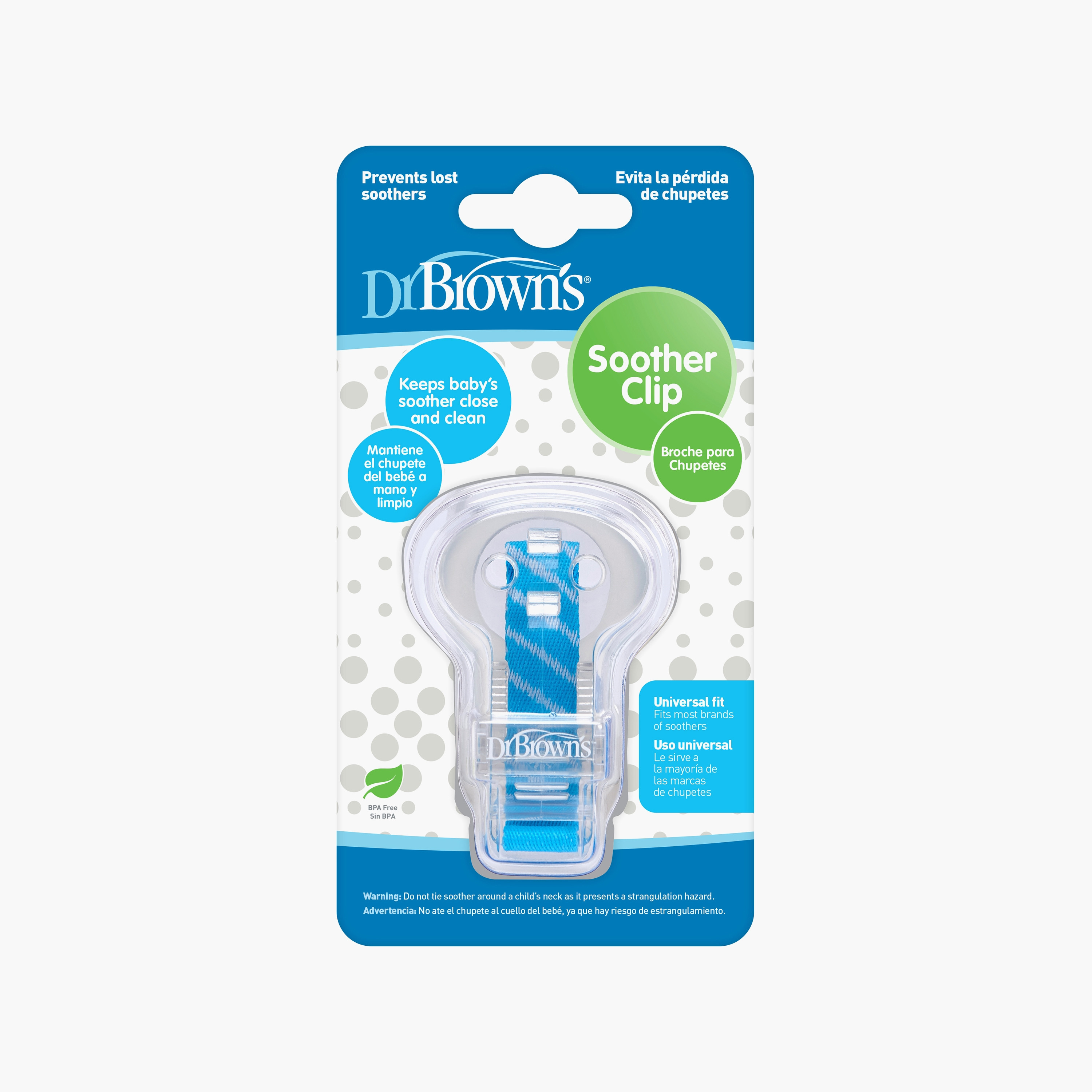 Dr. Brown's Pacifier Soother Clip, Assorted-baby-feeding-pacifiers-image-4