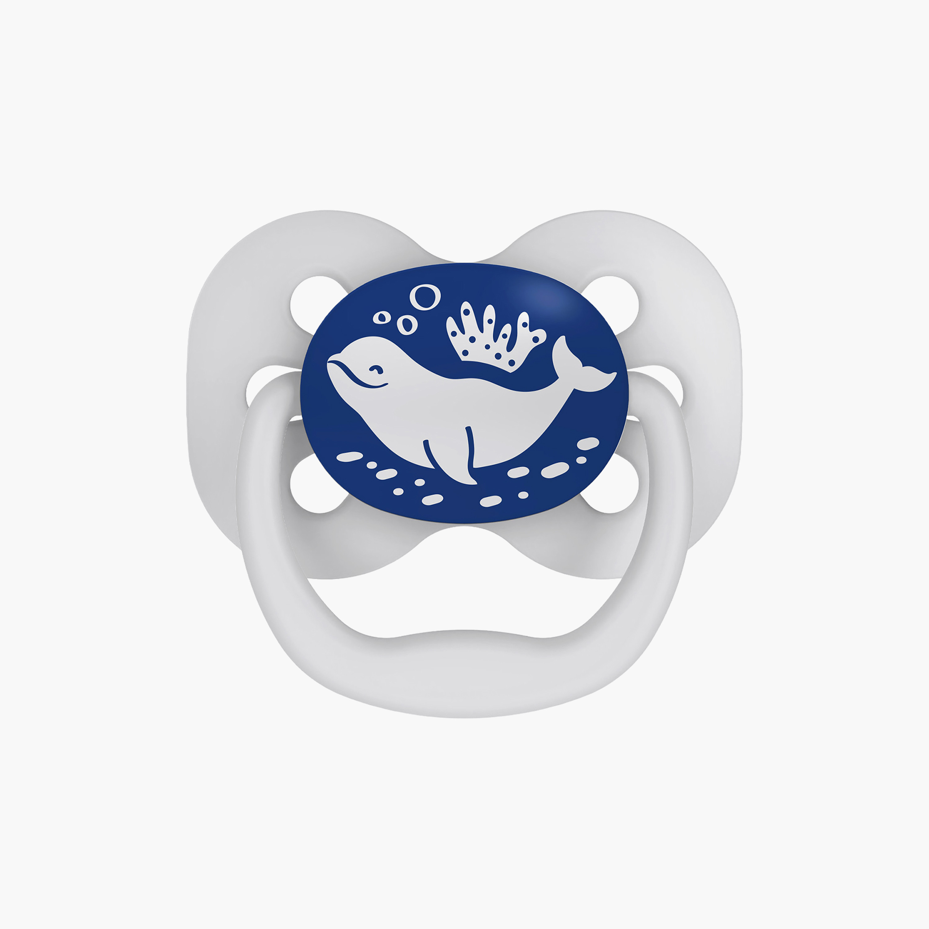 Dr. Brown's 2 Piece Baby Pacifier with 100% Pure Silicone- Stage 1 (0-6 Months)-baby-feeding-pacifiers-image-2