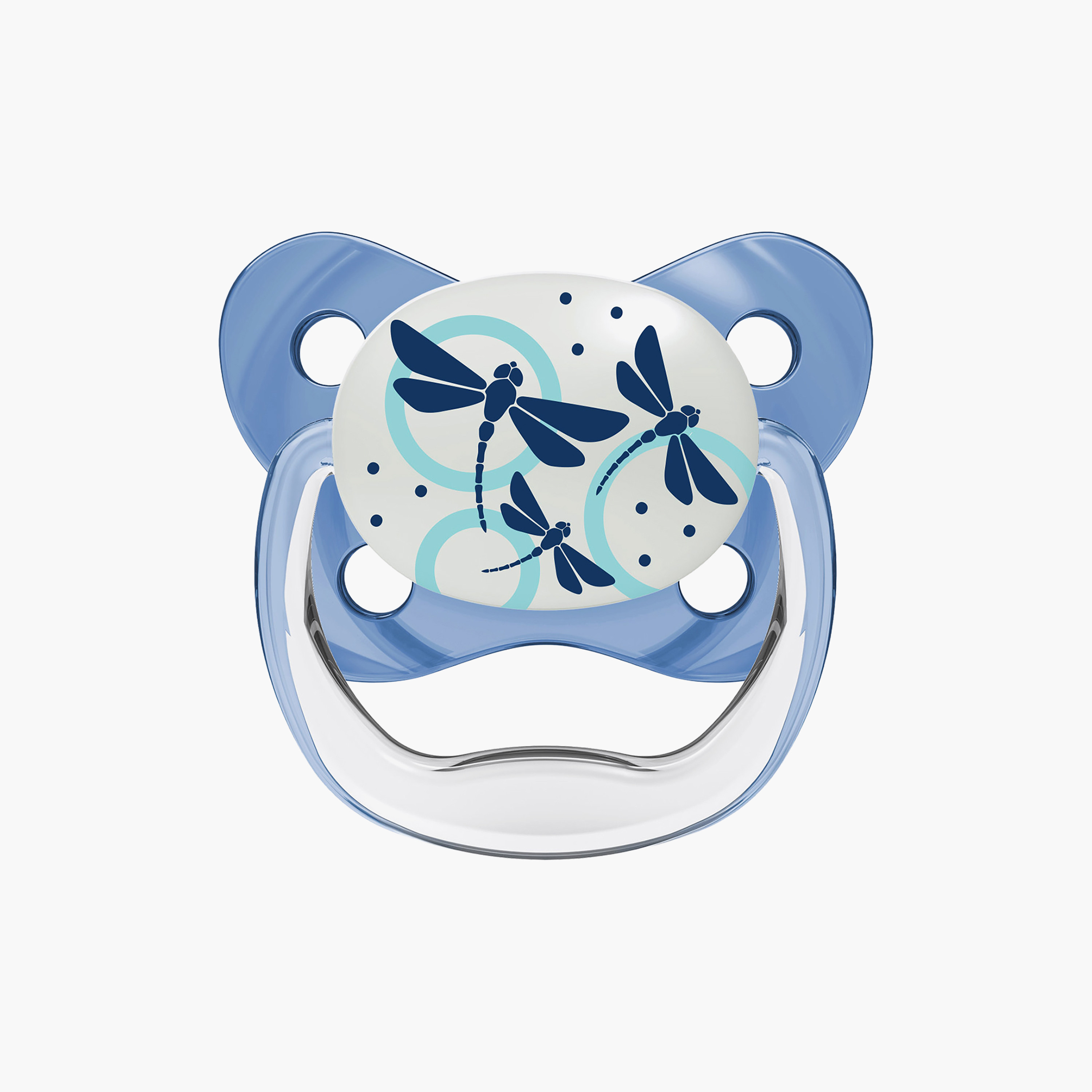 Dr. Brown's 2 Piece Baby Pacifier with 100% Pure Silicone- Stage 1 (0-6 Months)-baby-feeding-pacifiers-image-3