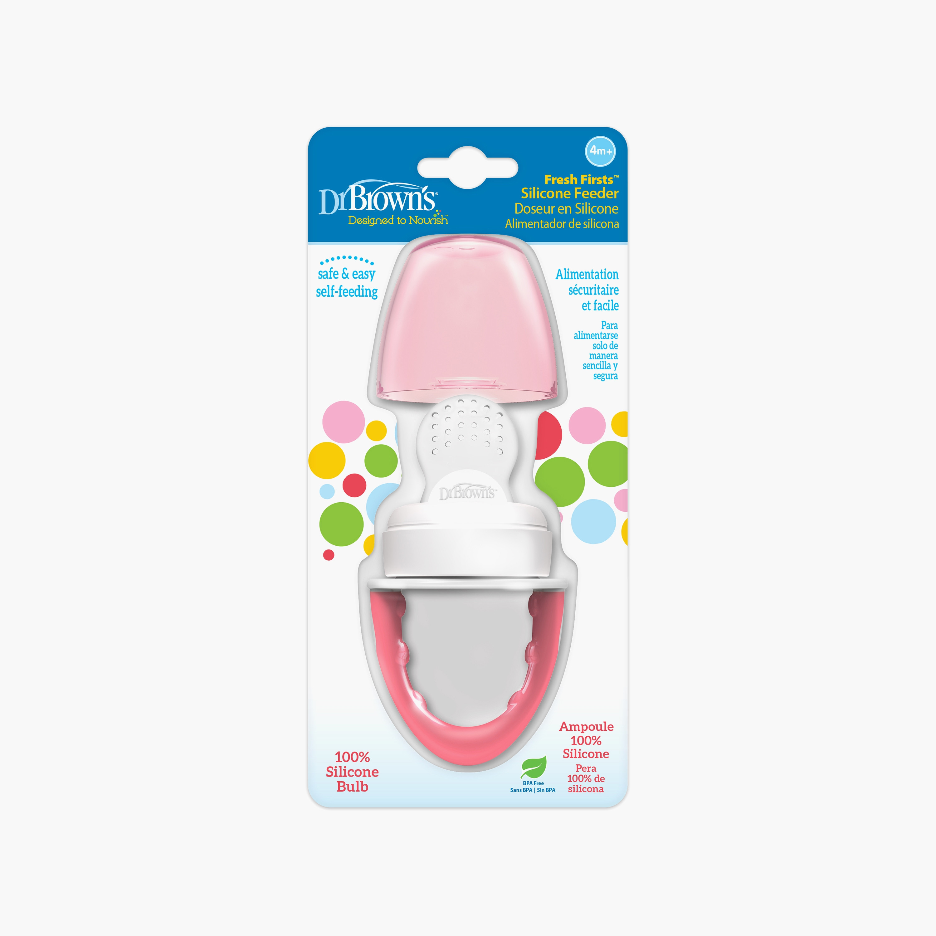 أداة تغذية سيليكون فريش فيرست من دكتور براونز-baby-feeding-pacifiers-image-3