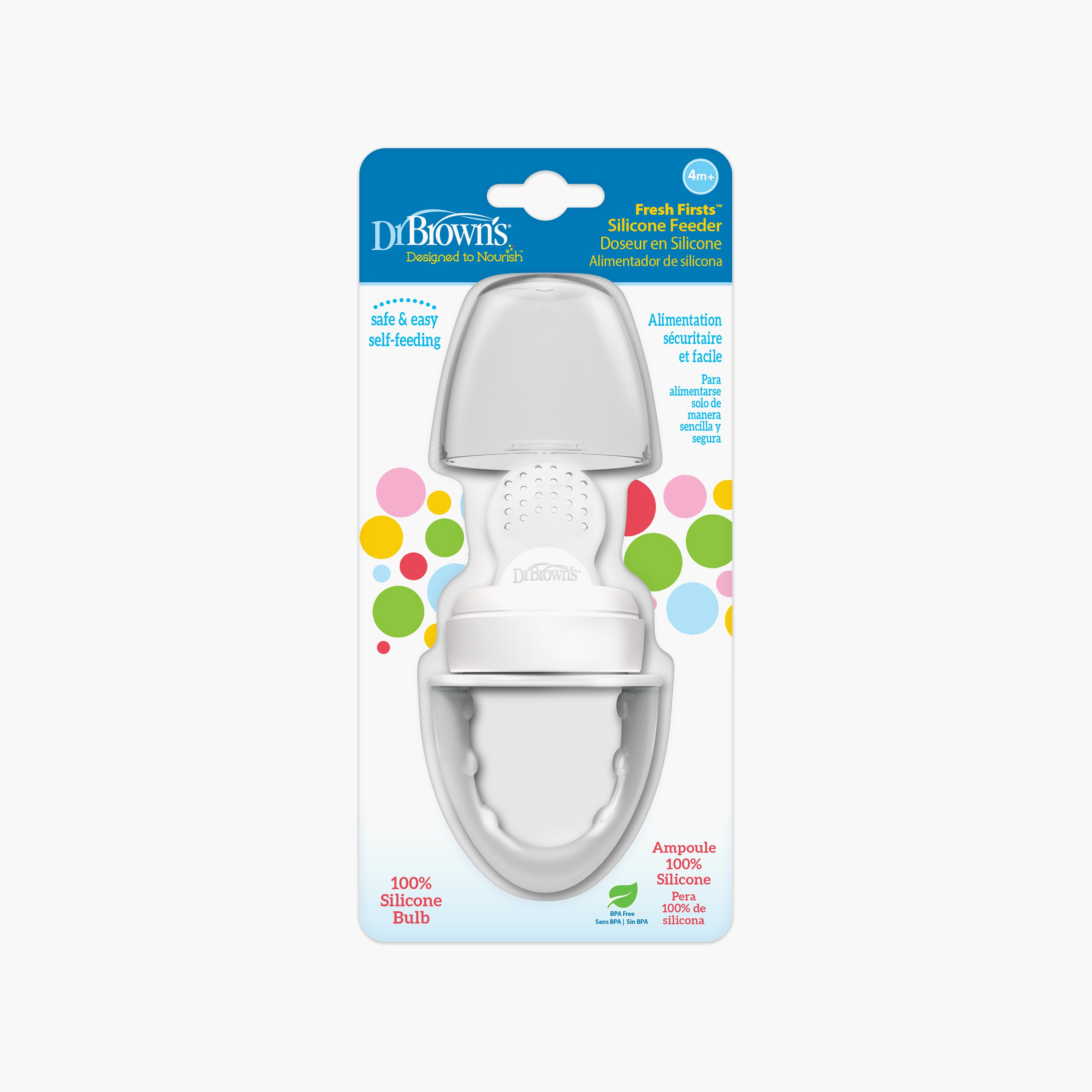 أداة تغذية سيليكون فريش فيرست من دكتور براونز-baby-feeding-pacifiers-image-9