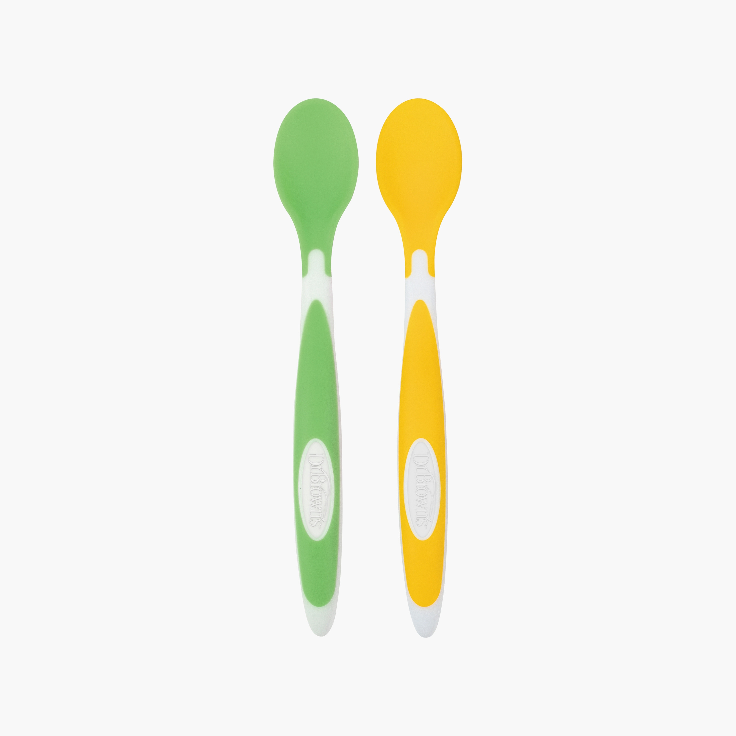 ملعقة ذات رأس ناعم مكونة من قطعتين من دكتور براونز، متعددة الألوان-baby-feeding-mealtimeessentials-image-1