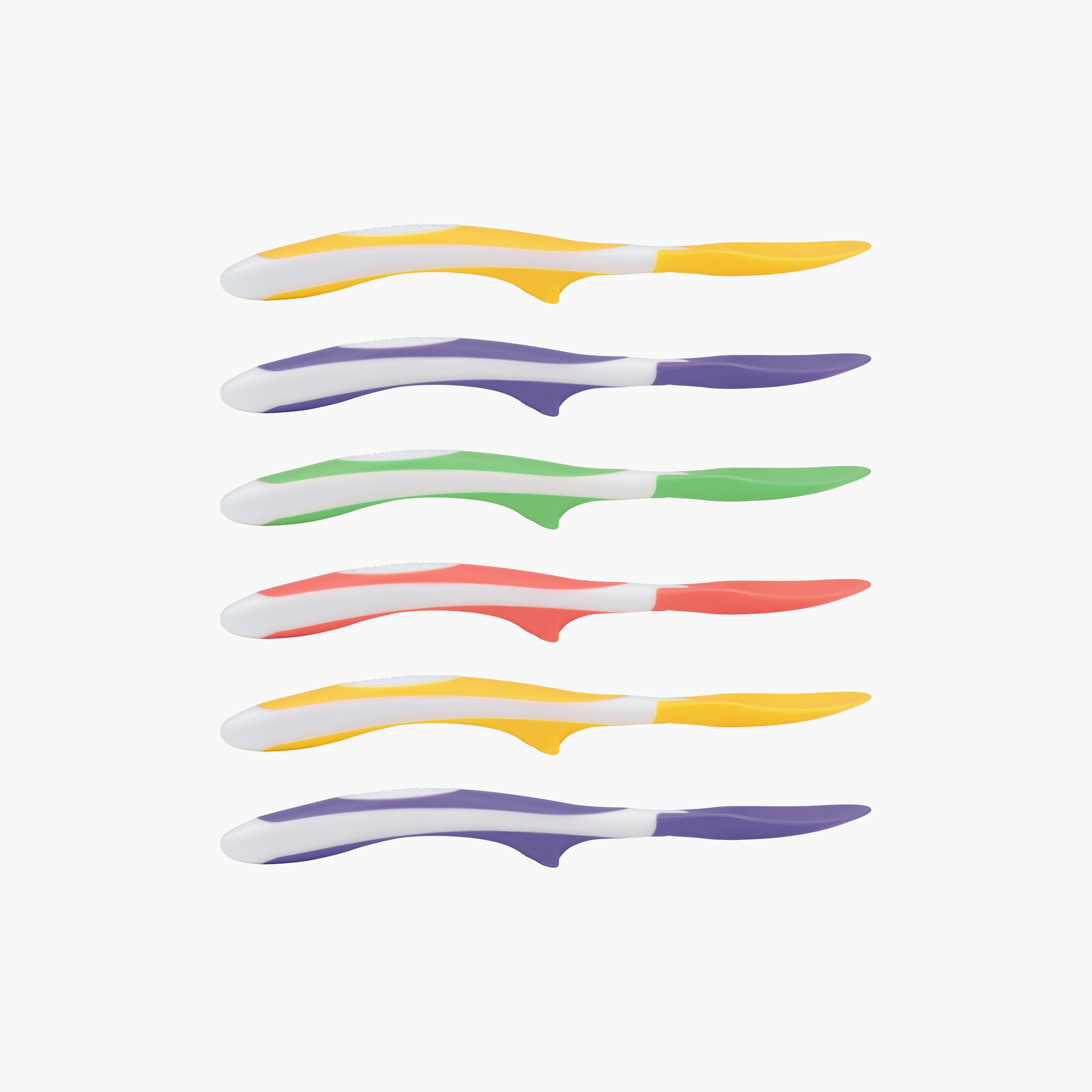 Dr. Brown's 6-Piece Soft Tip Spoon, Multicolour-baby-feeding-mealtimeessentials-image-2