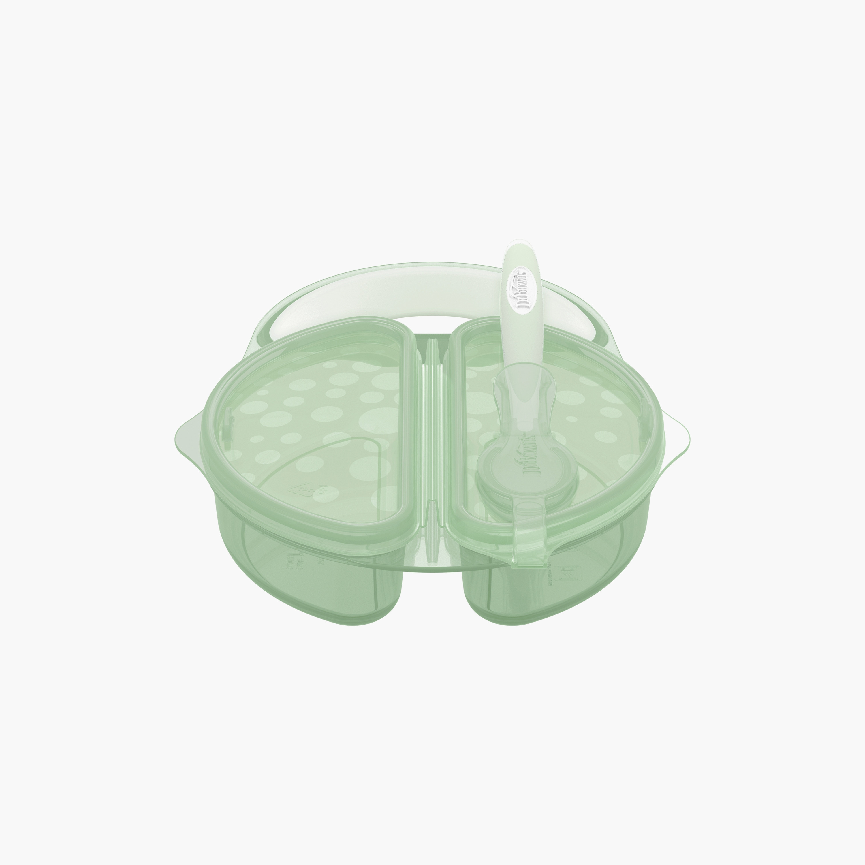Dr. Brown's Travel Fresh Bowl & Spoon Set, Teal-baby-feeding-mealtimeessentials-image-2