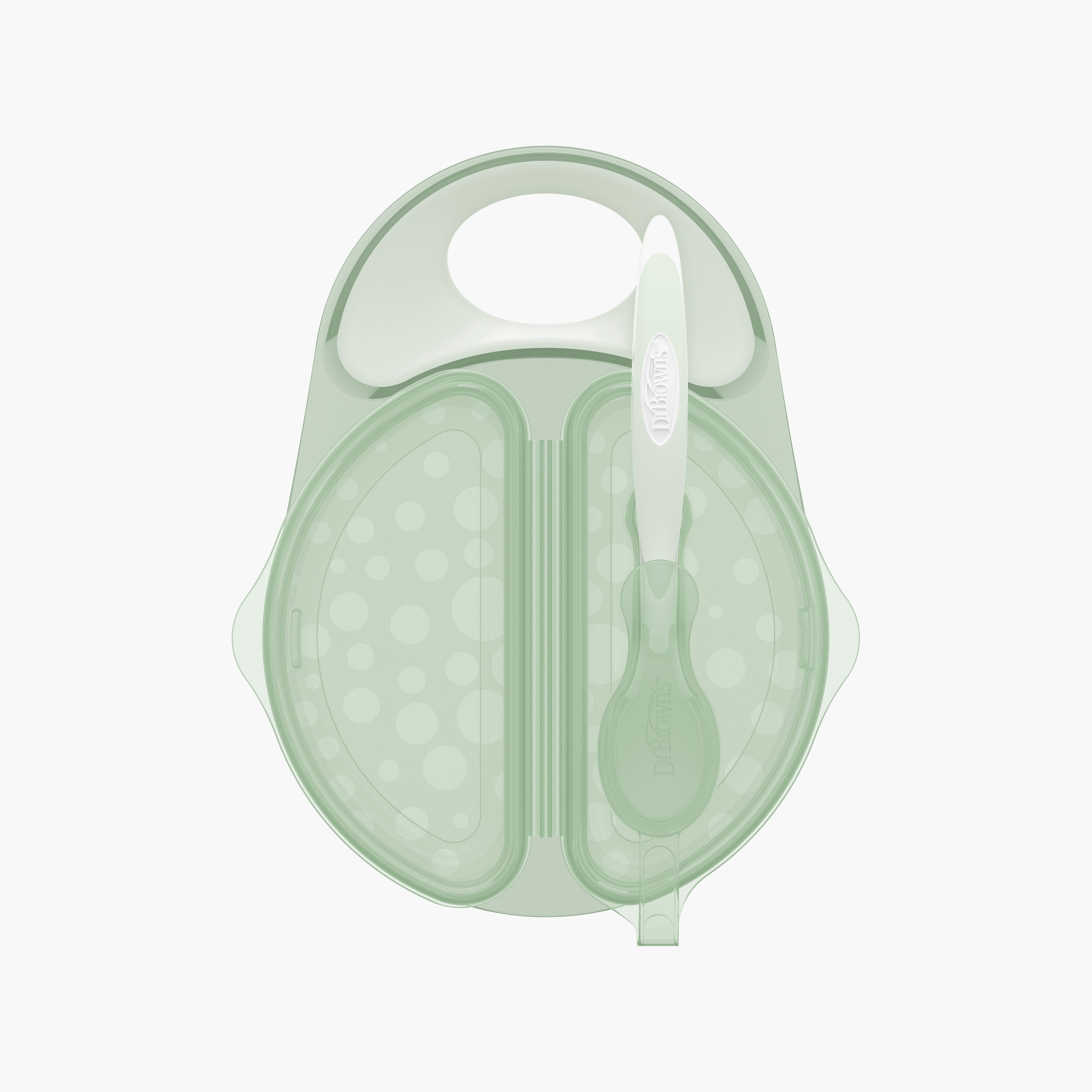 Dr. Brown's Travel Fresh Bowl & Spoon Set, Teal-baby-feeding-mealtimeessentials-image-4