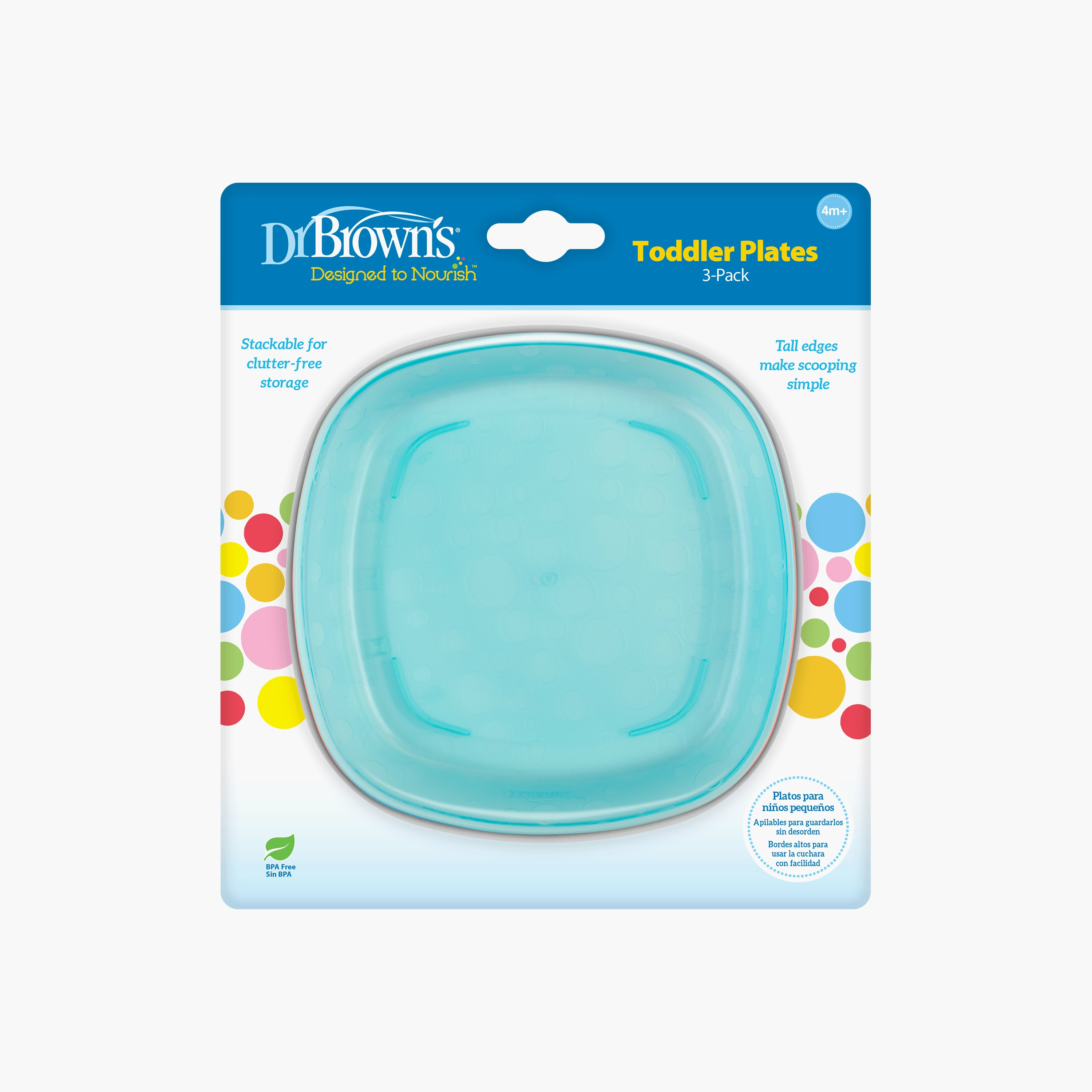 أطباق  للأطفال الصغار مكونة من 3 قطع من دكتور براونز-baby-feeding-mealtimeessentials-image-3