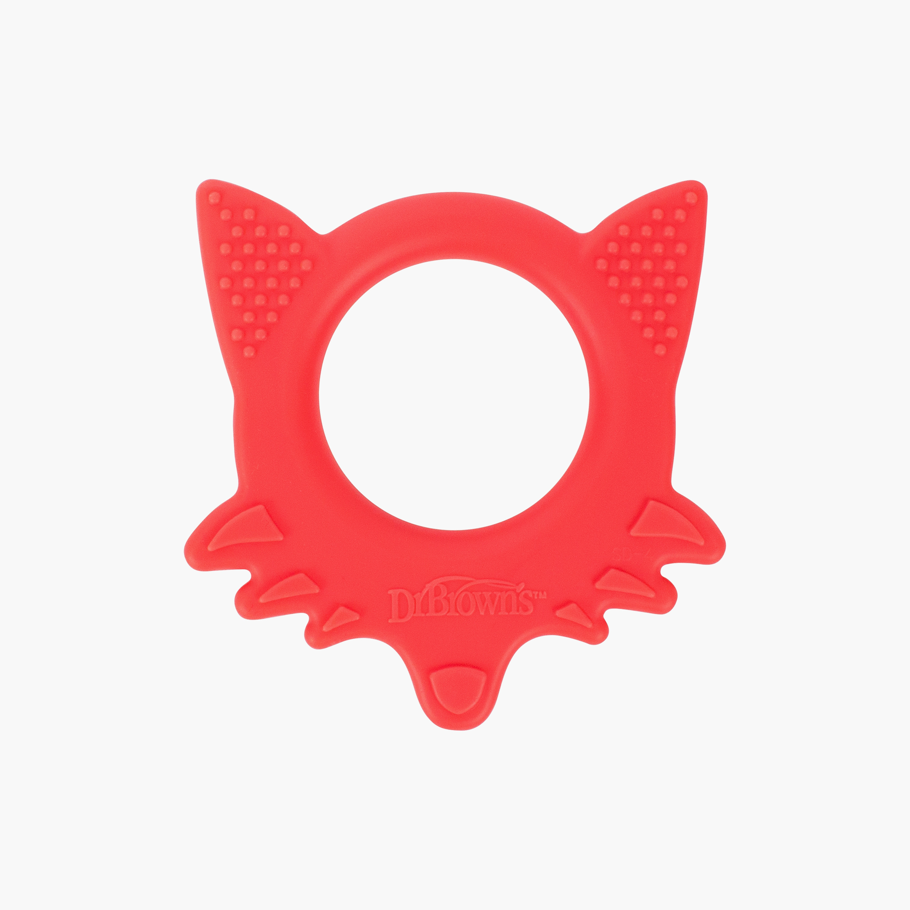 Dr. Brown's Flexees Friends Silicone Teether, Fox, Red-baby-feeding-teethers-image-1