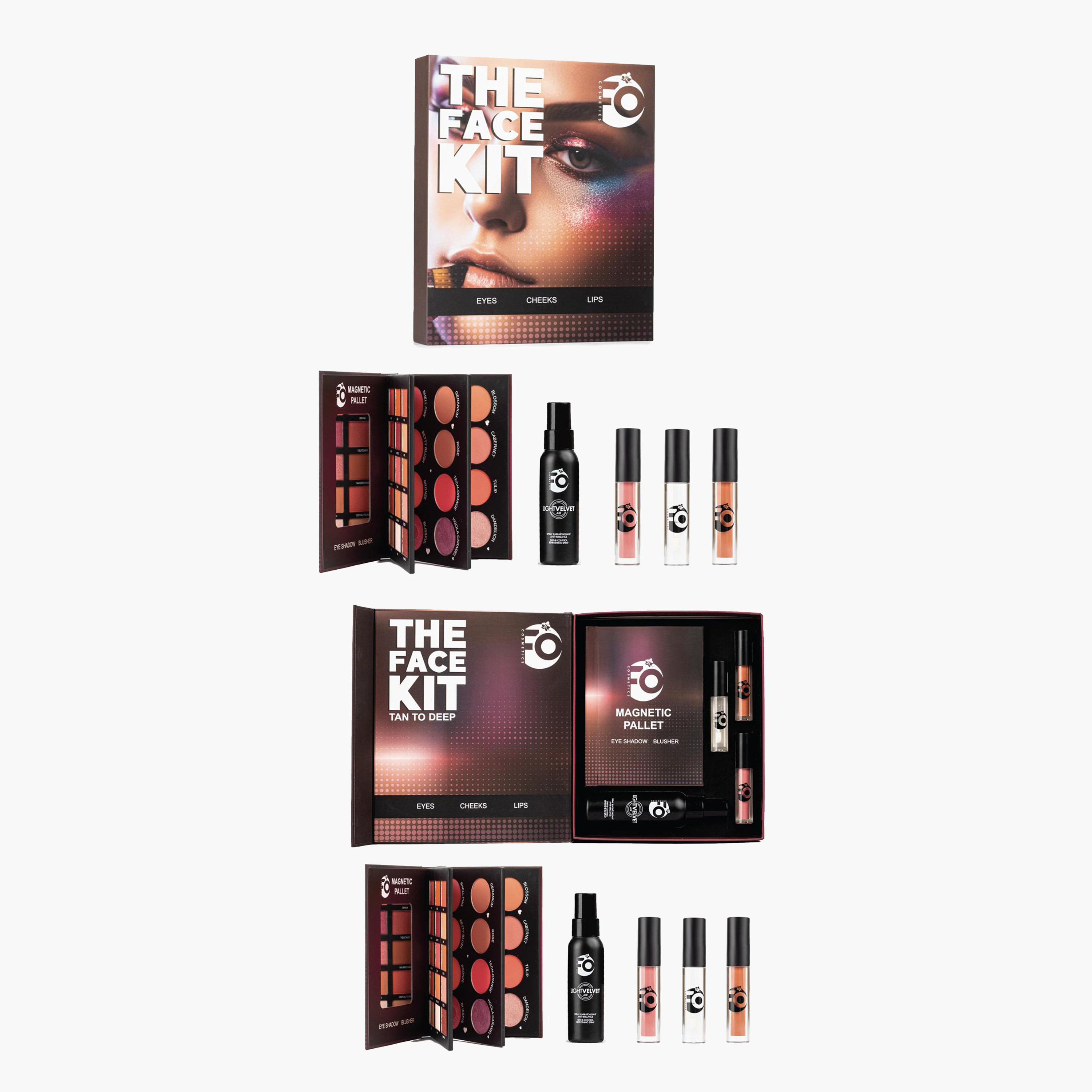 مجموعة أدوات للوجه 5 قطع من إف آند أو-beautyandpersonalcare-giftsets-image-1