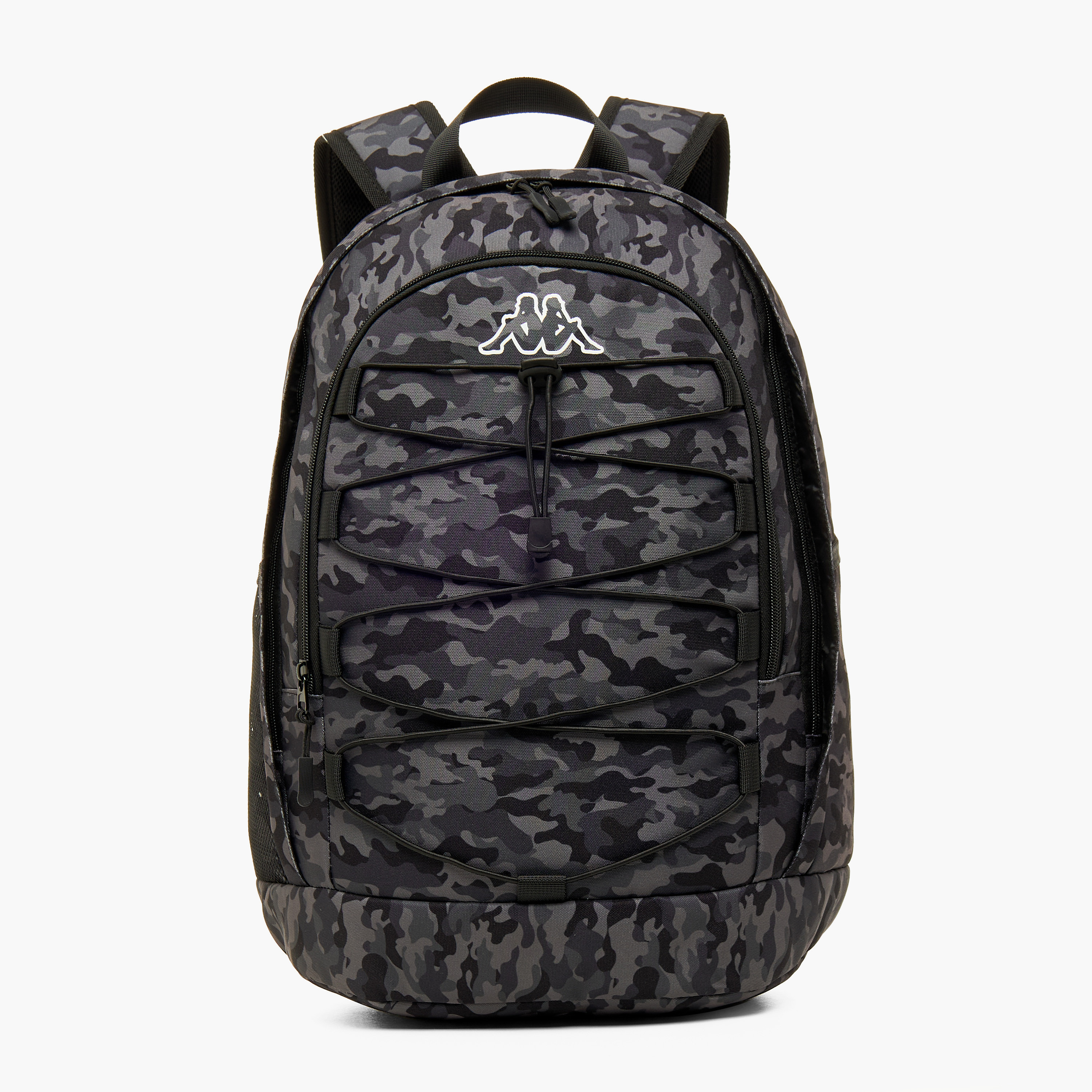 Buy Kappa Camouflage Backpack with Laptop Compartment and Adjustable Straps 18 inches Online for Kids Centrepoint Kuwait