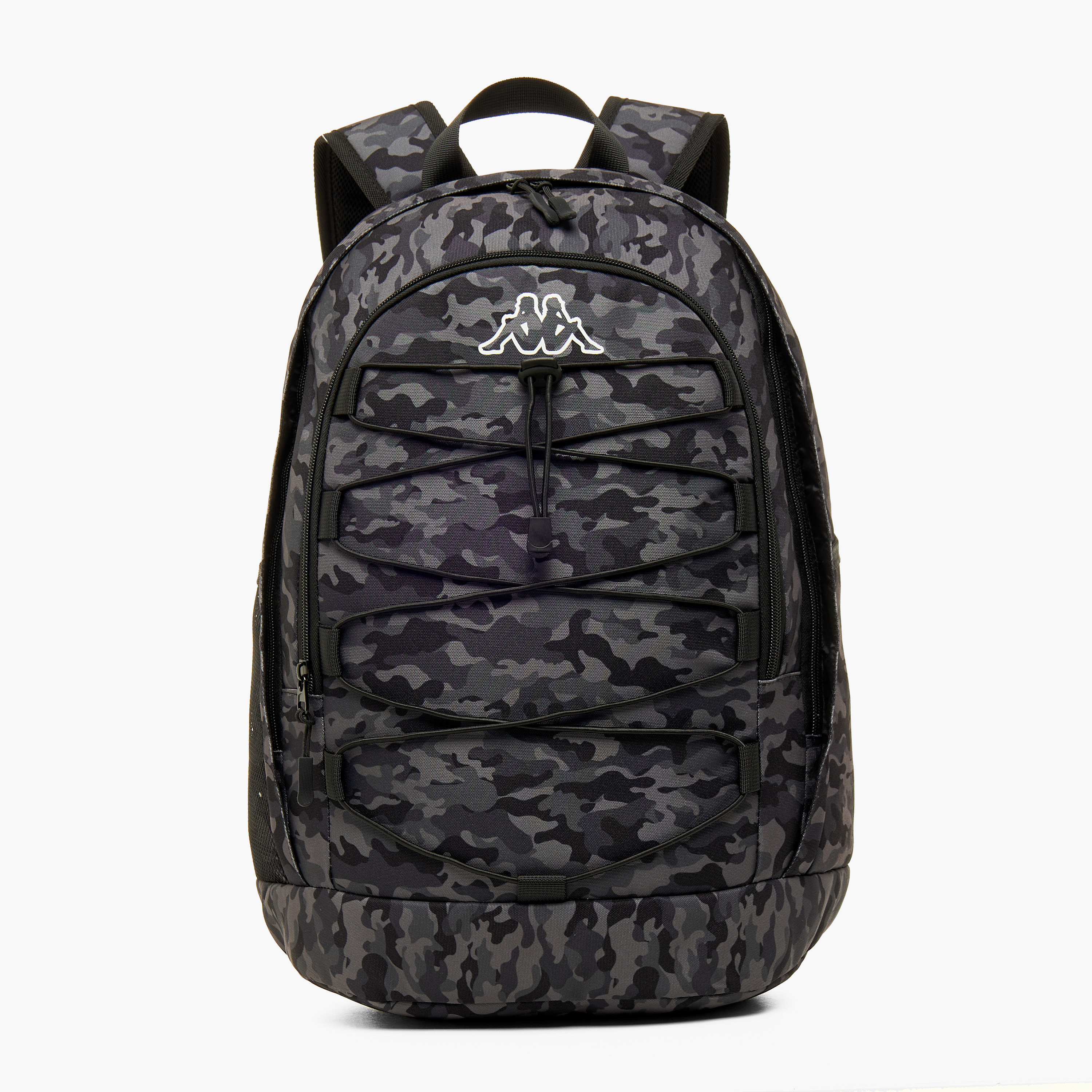 Buy Kappa Camouflage Print Backpack with Shoulder Straps and Zip Closure Online Babyshop Kuwait