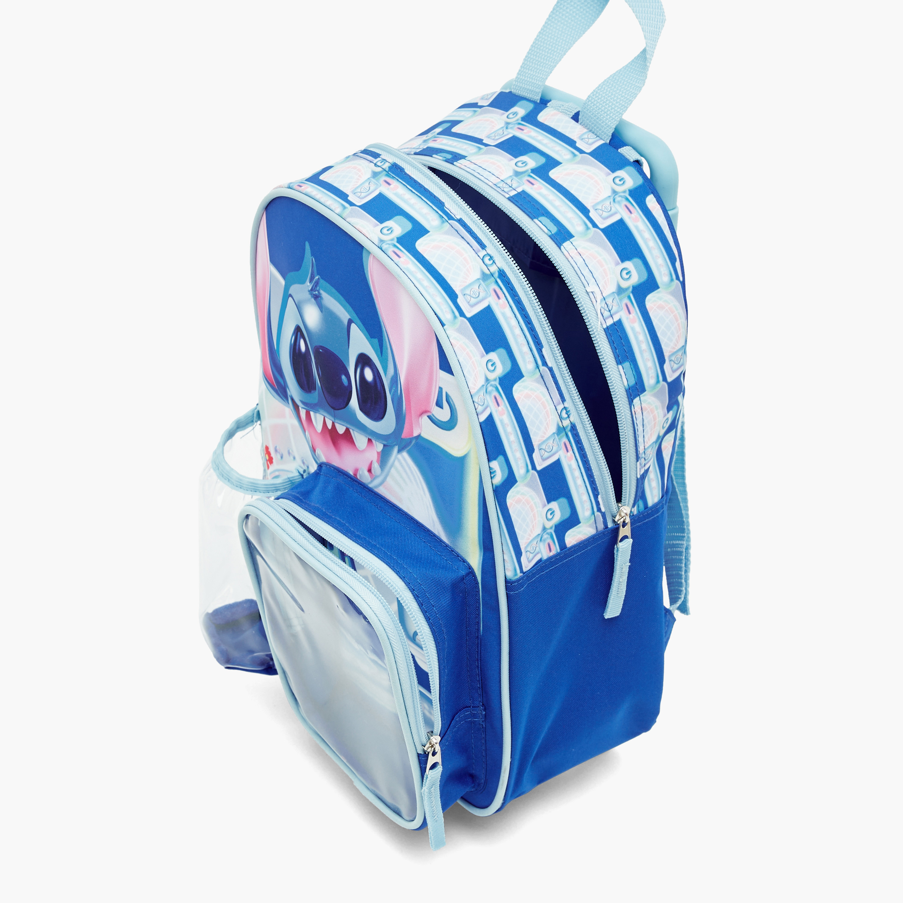 شنطة ظهر ترولي بطبعات ليلو وستيتش مع صندوق غداء وقارورة مياه من ديزني-school-bagsandbackpacks-trolleybags-image-12