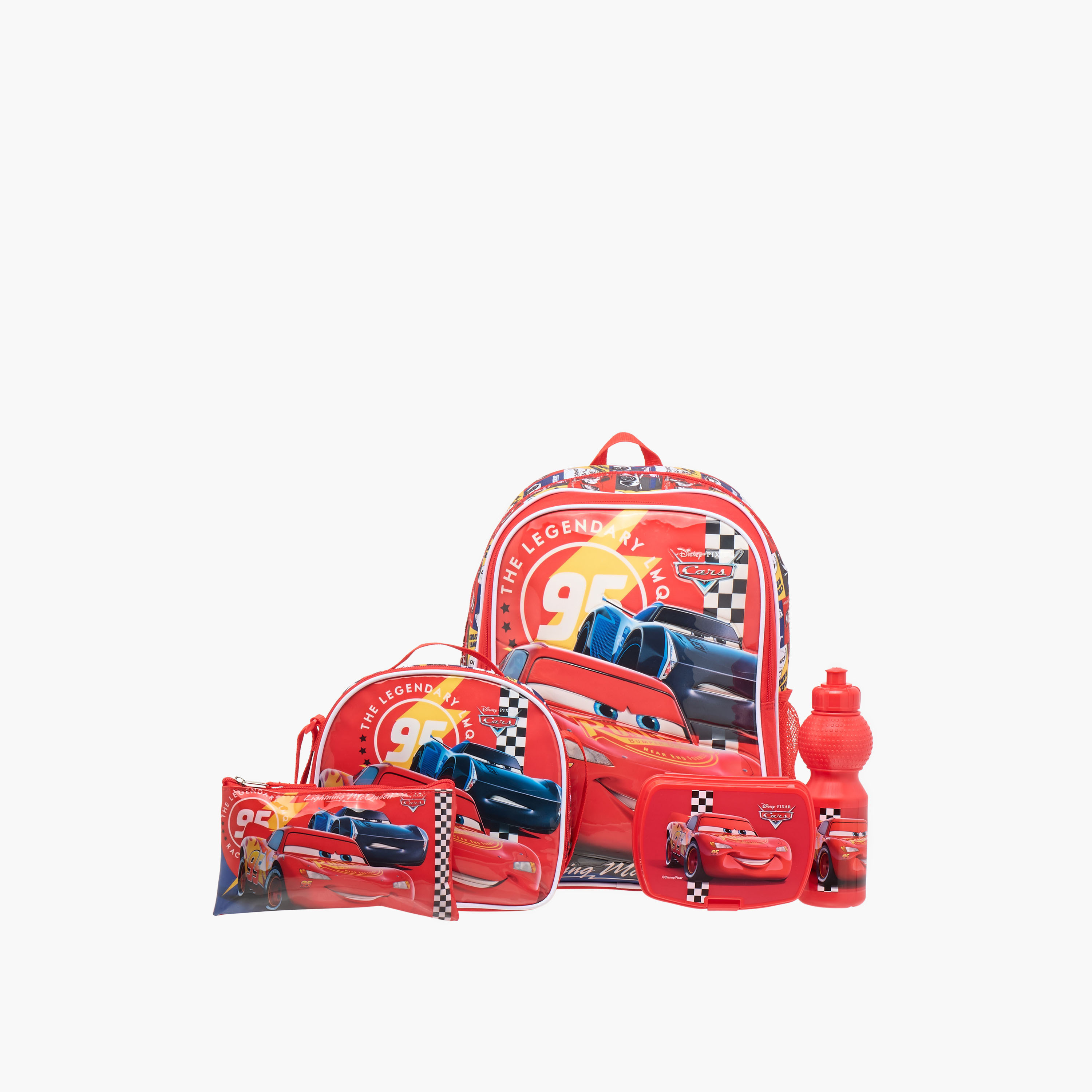 Disney Solid Trolley Bag with Lunch Bag and Pencil Pouch - 16 inches-school-bagsandbackpacks-trolleybags-image-1