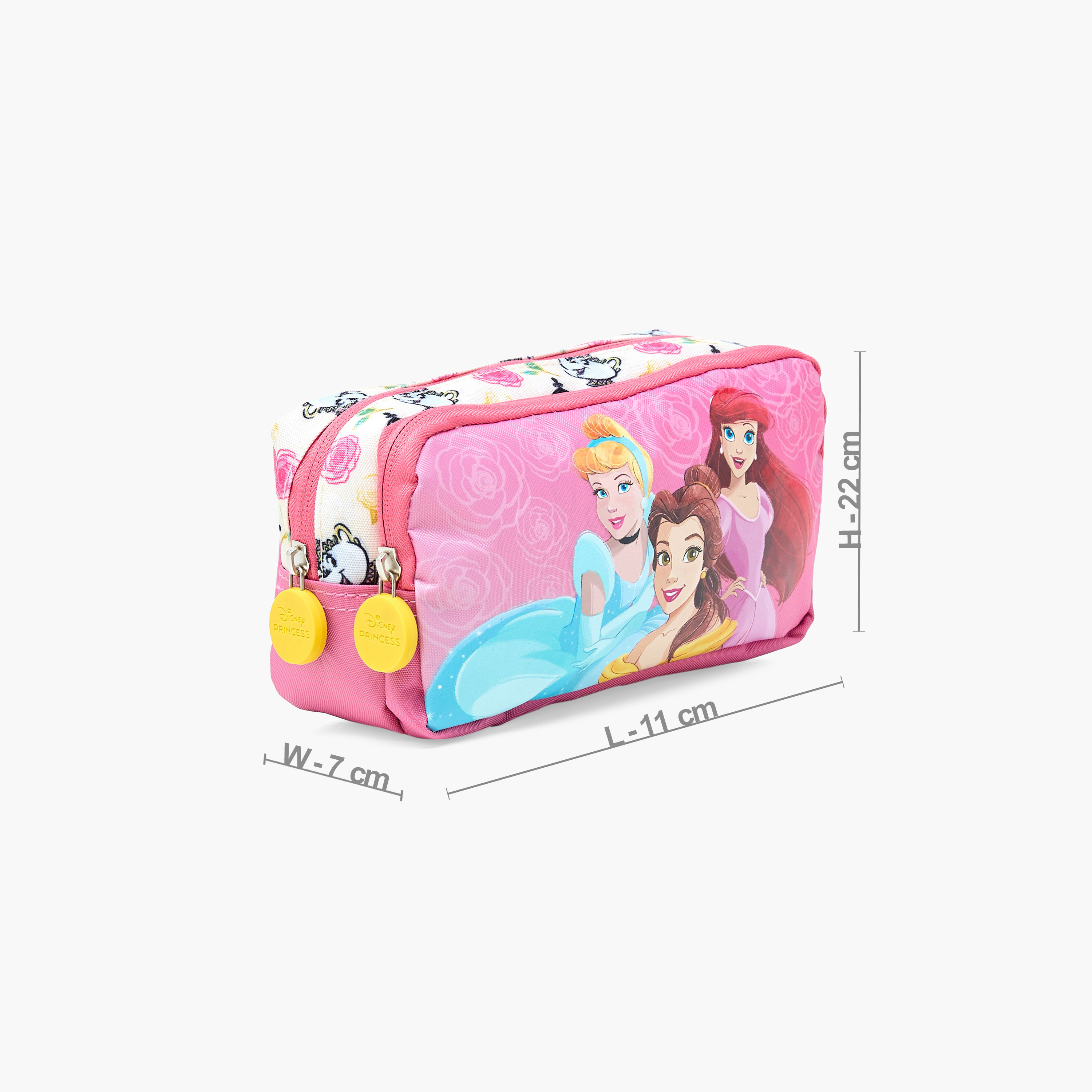 مقلمة بقسمين وسحاب إغلاق وطبعات برنسيس من ديزني-school-stationery-pencilcases-image-2