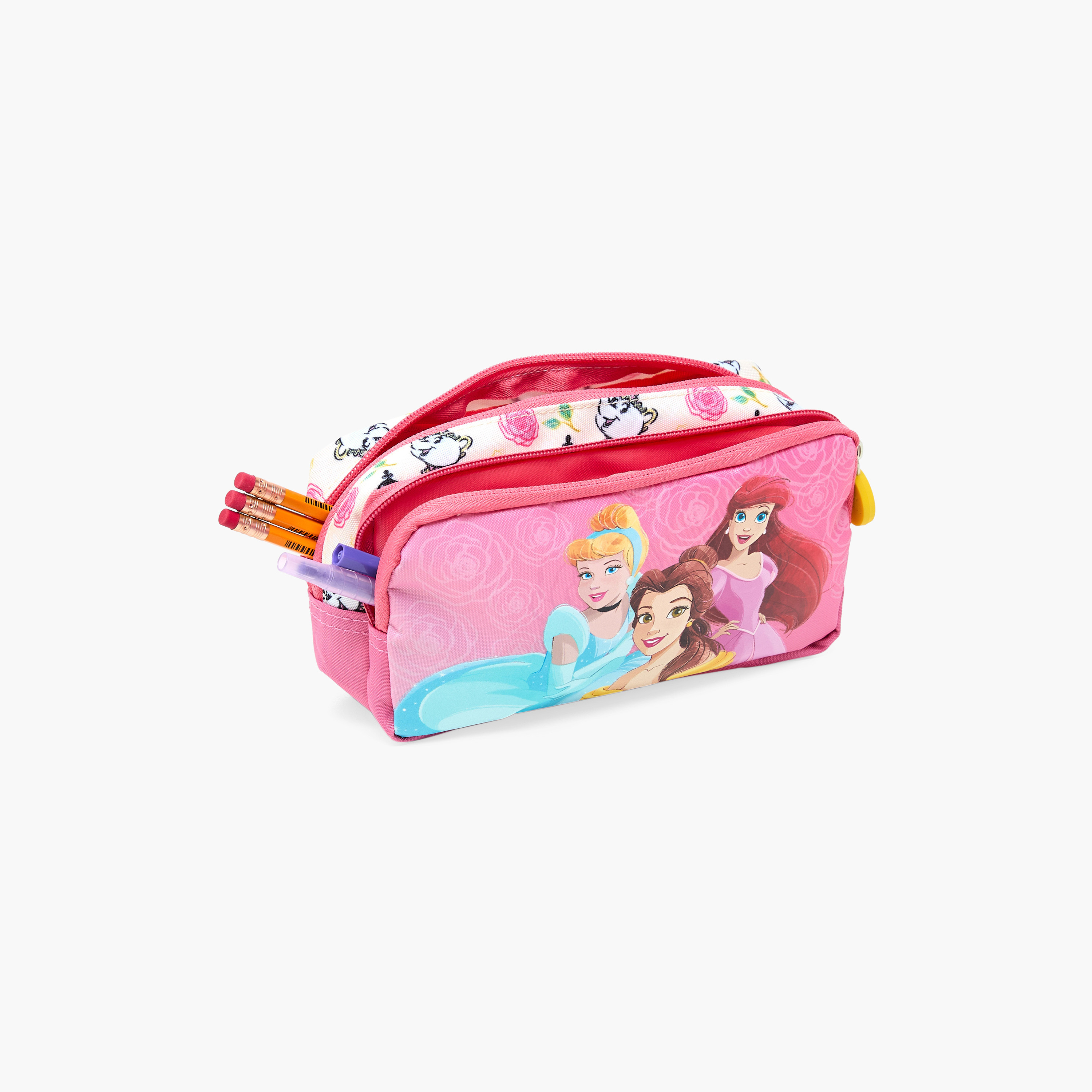 مقلمة بقسمين وسحاب إغلاق وطبعات برنسيس من ديزني-school-stationery-pencilcases-image-5