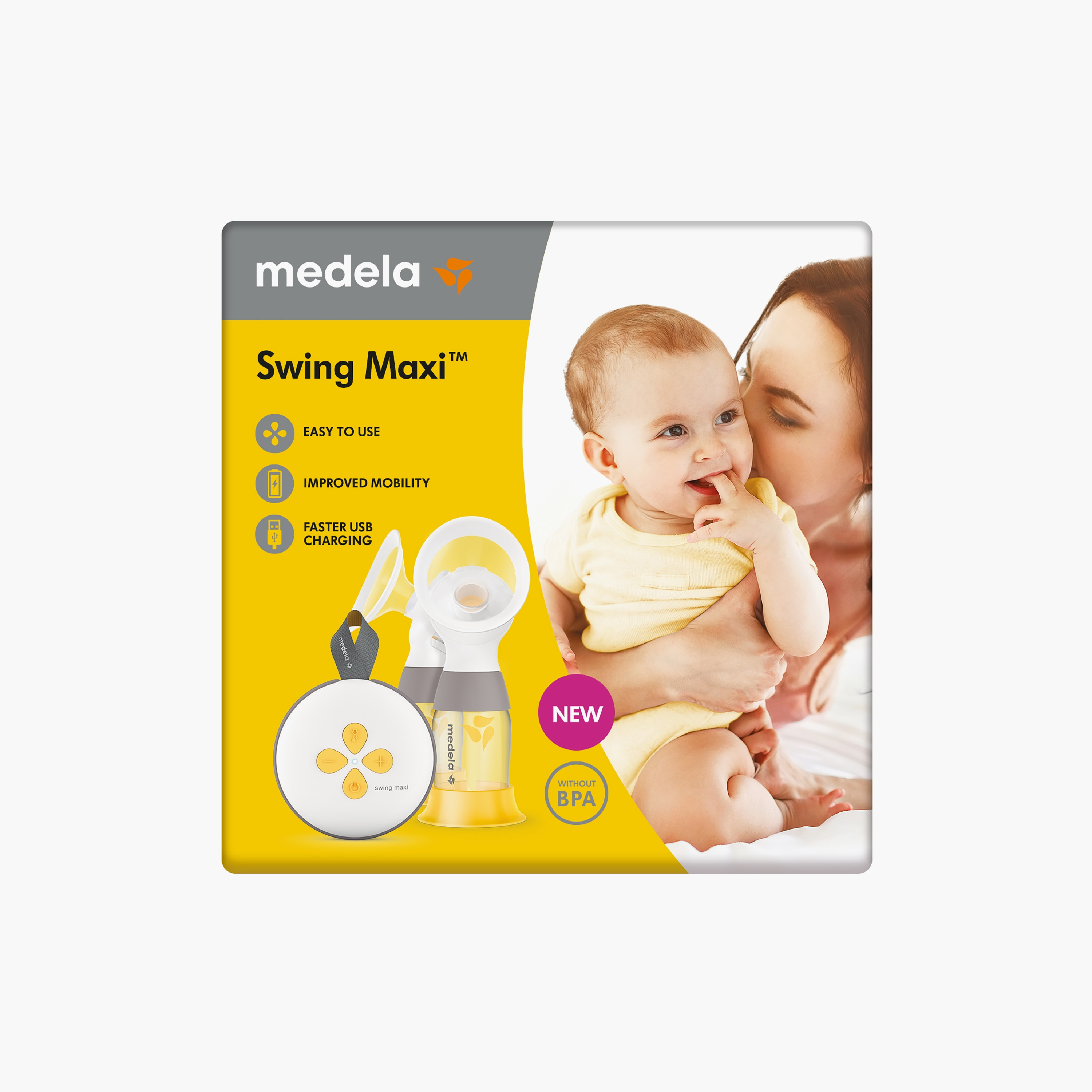 Medela Swing Maxi Double Electric Breast Pump with Personal Fit Flex Shield-baby-feeding-breastfeedingandcare-image-8