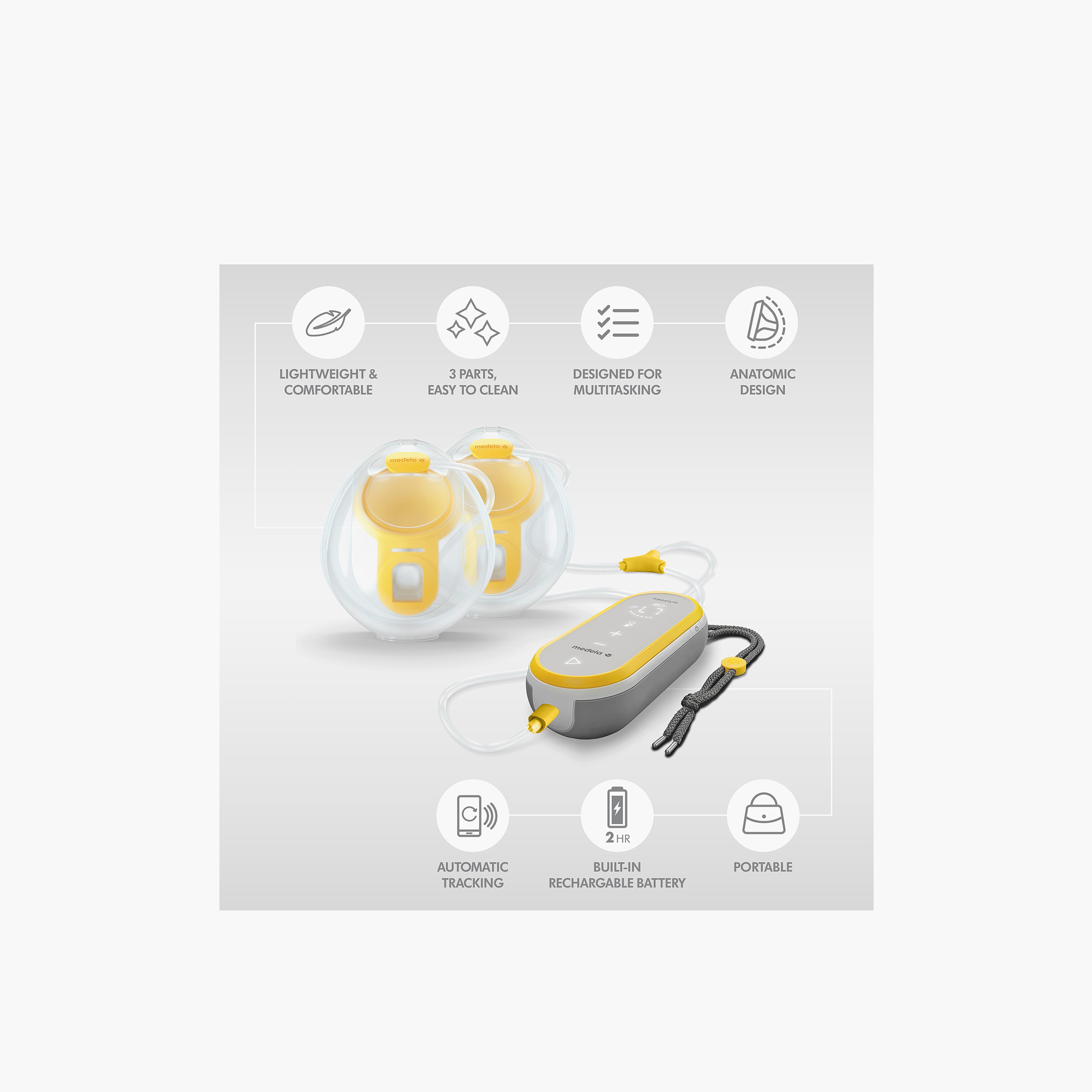 Medela Freestyle Hands-Free Wearable Double Electric Breast Pump-baby-feeding-breastfeedingandcare-image-8