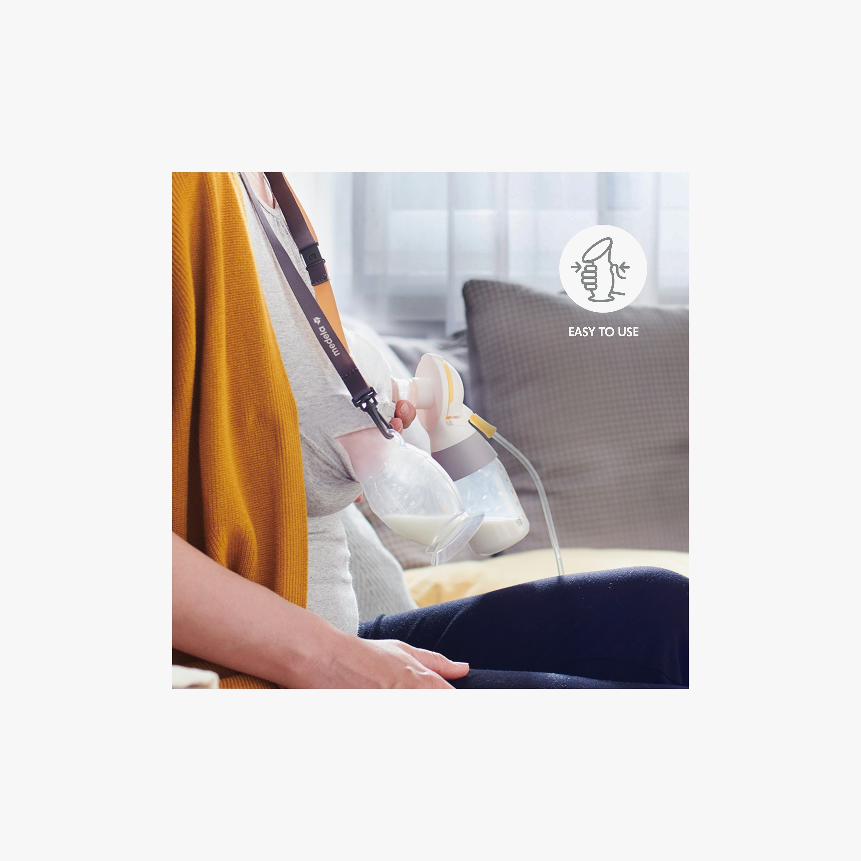 جامع حليب الثدي السيليكون مع سدادة مقاومة للانسكاب من ميديلا، 100 مل-baby-feeding-breastfeedingandcare-image-8