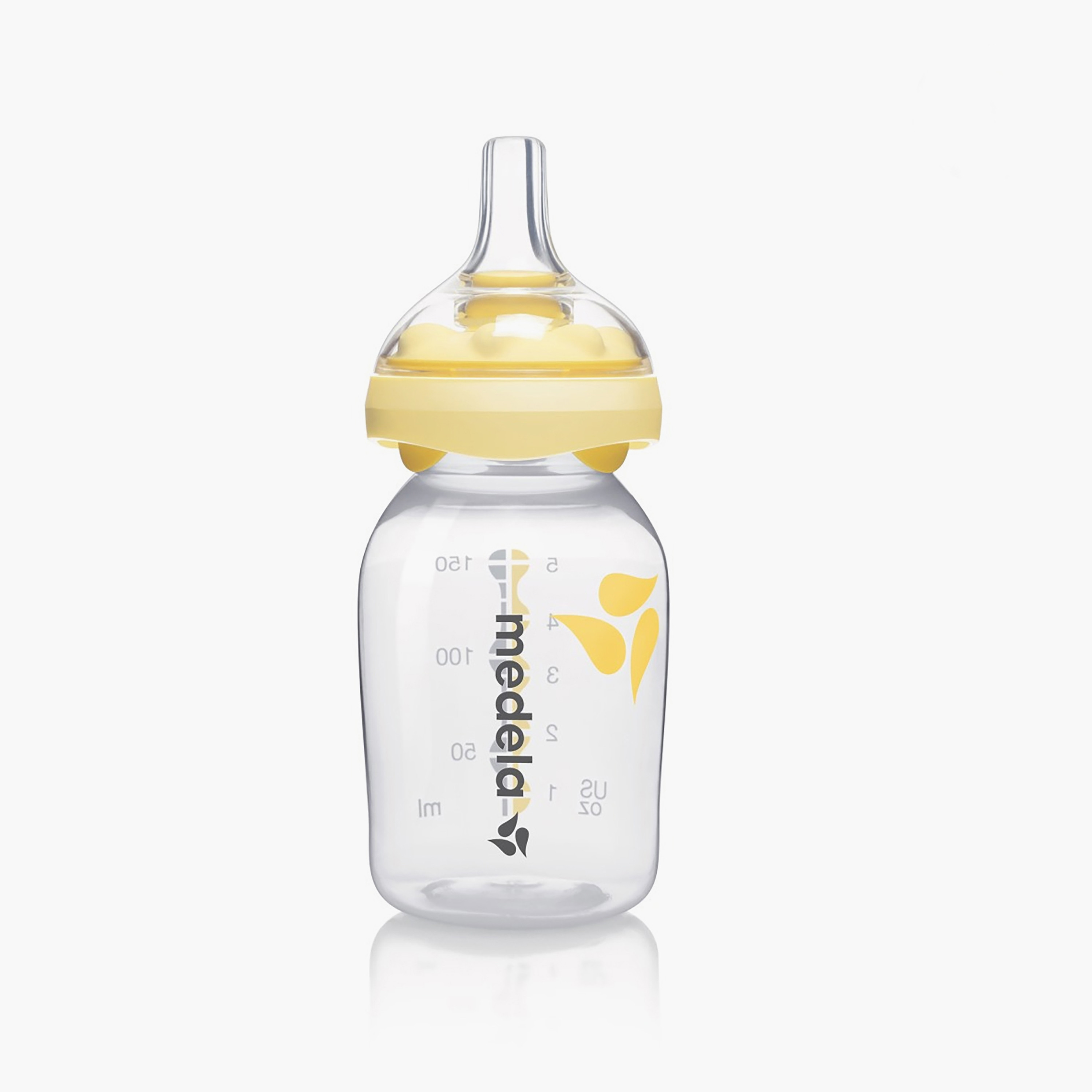 زجاجة حليب الثدي مع حلمة كالما من ميديلا، 150 مل-baby-feeding-feedingbottles-bottlesandteats-image-2