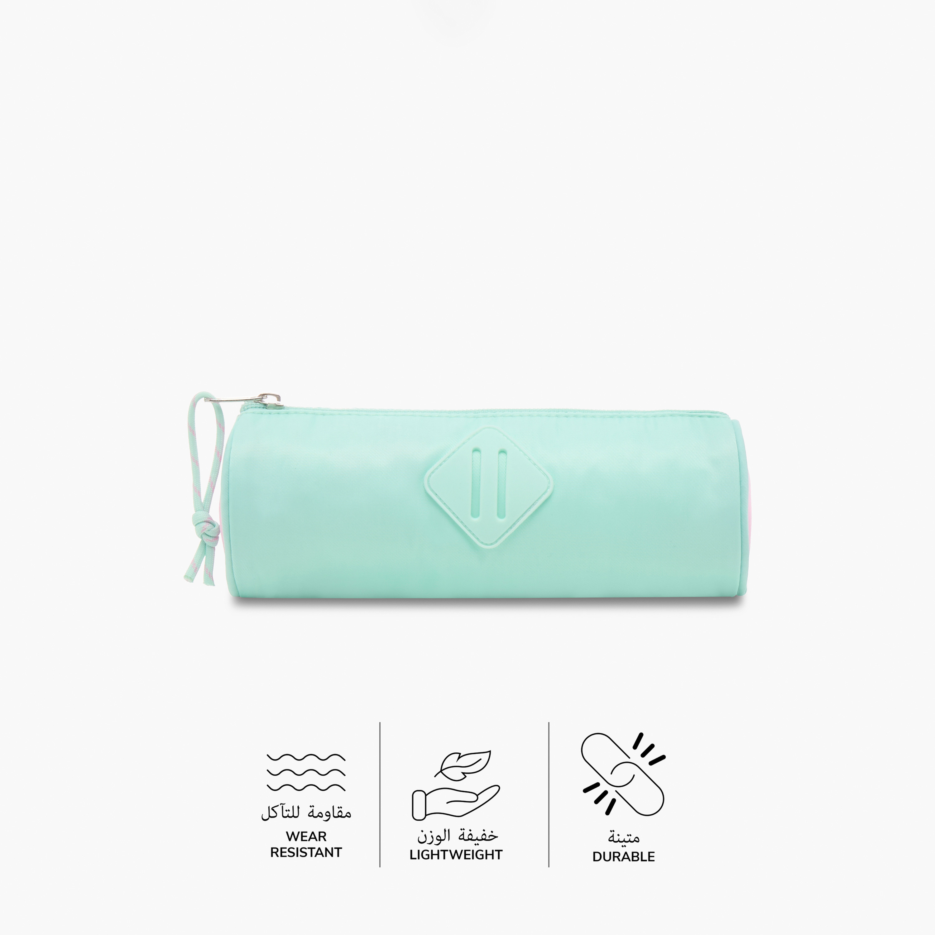 Juniors Colourblock Pencil Pouch with Zip Closure-school-stationery-pencilcases-image-4