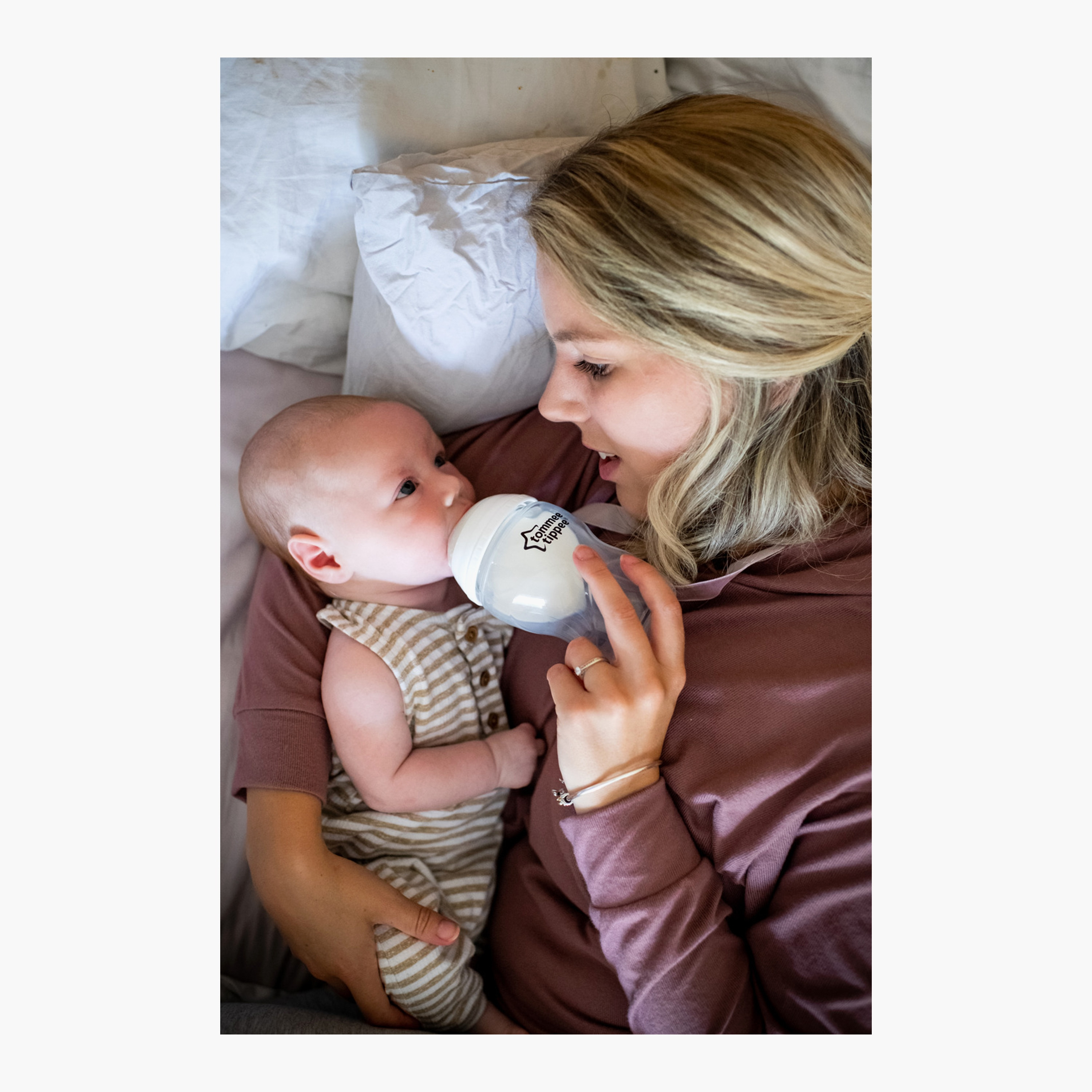 Tommee Tippee Closer To Nature Feeding Bottle - Clear - 260 ml-baby-feeding-feedingbottles-bottlesandteats-image-5