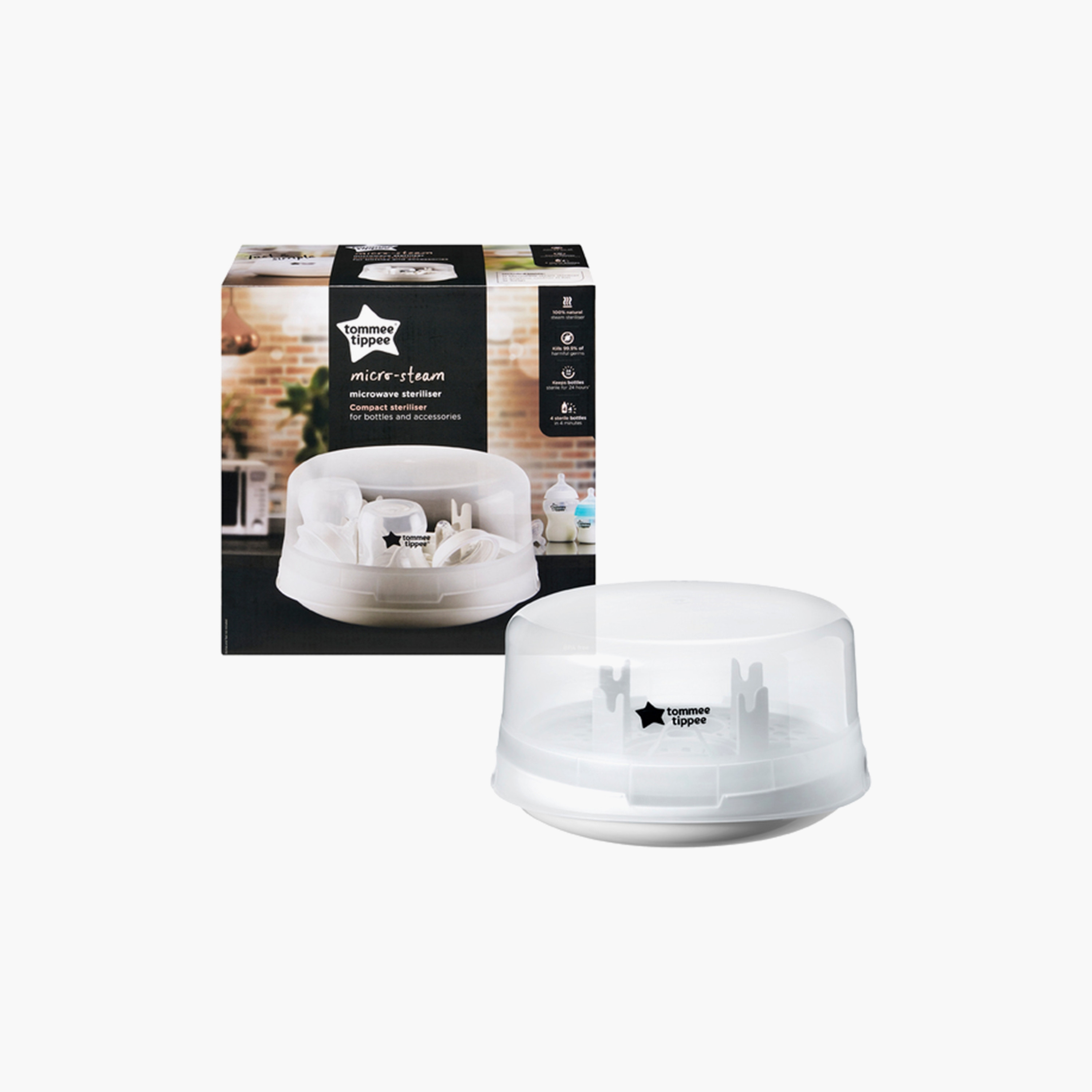 Tommee Tippee Closer To Nature Microwave Steam Steriliser-baby-feeding-sterilizersandwarmers-image-1