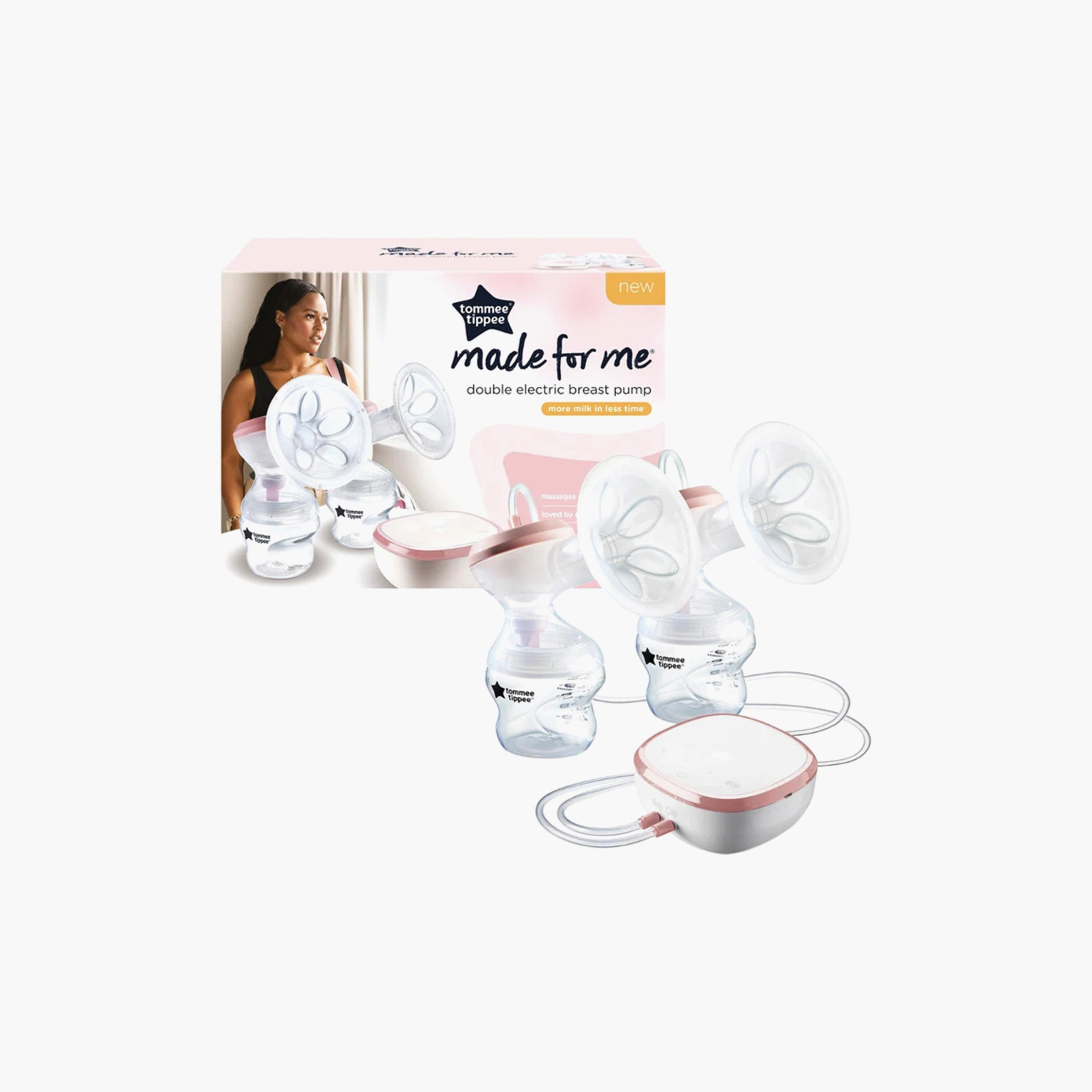 مضخة الثدي الكهربائية المزدوجة ميد فور مي من تومي تيبي-baby-feeding-breastfeedingandcare-image-2