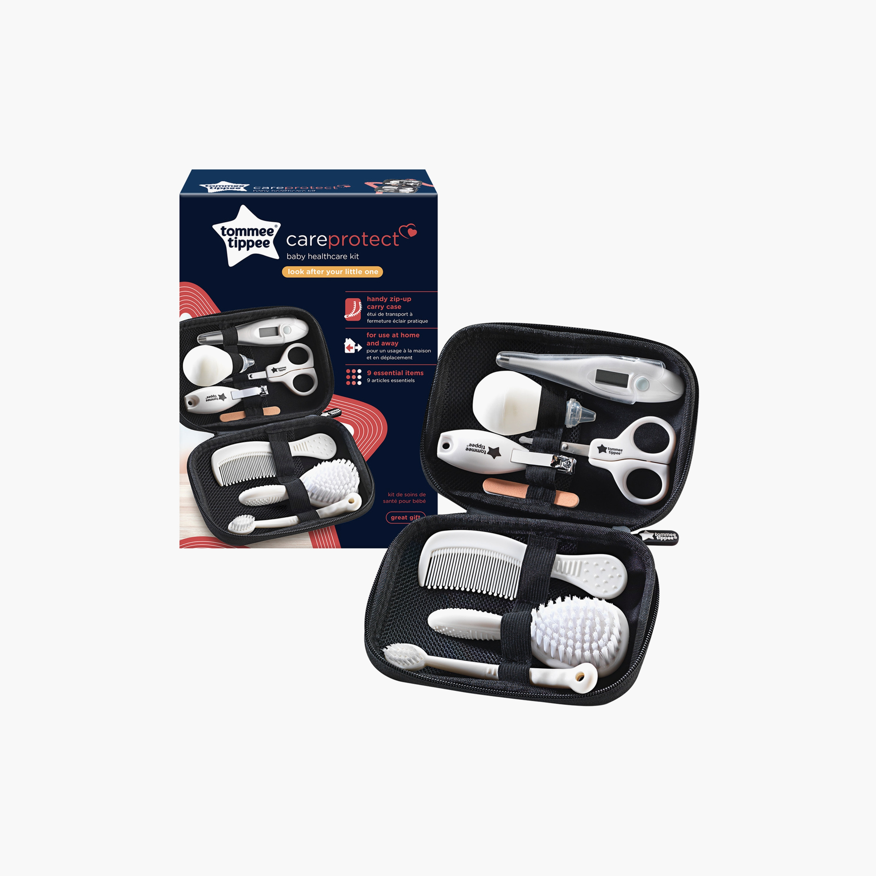 Tommee Tippee 9-Piece Closer To Nature Healthcare Kit-baby-healthandsafety-thermometersandaspirators-image-1