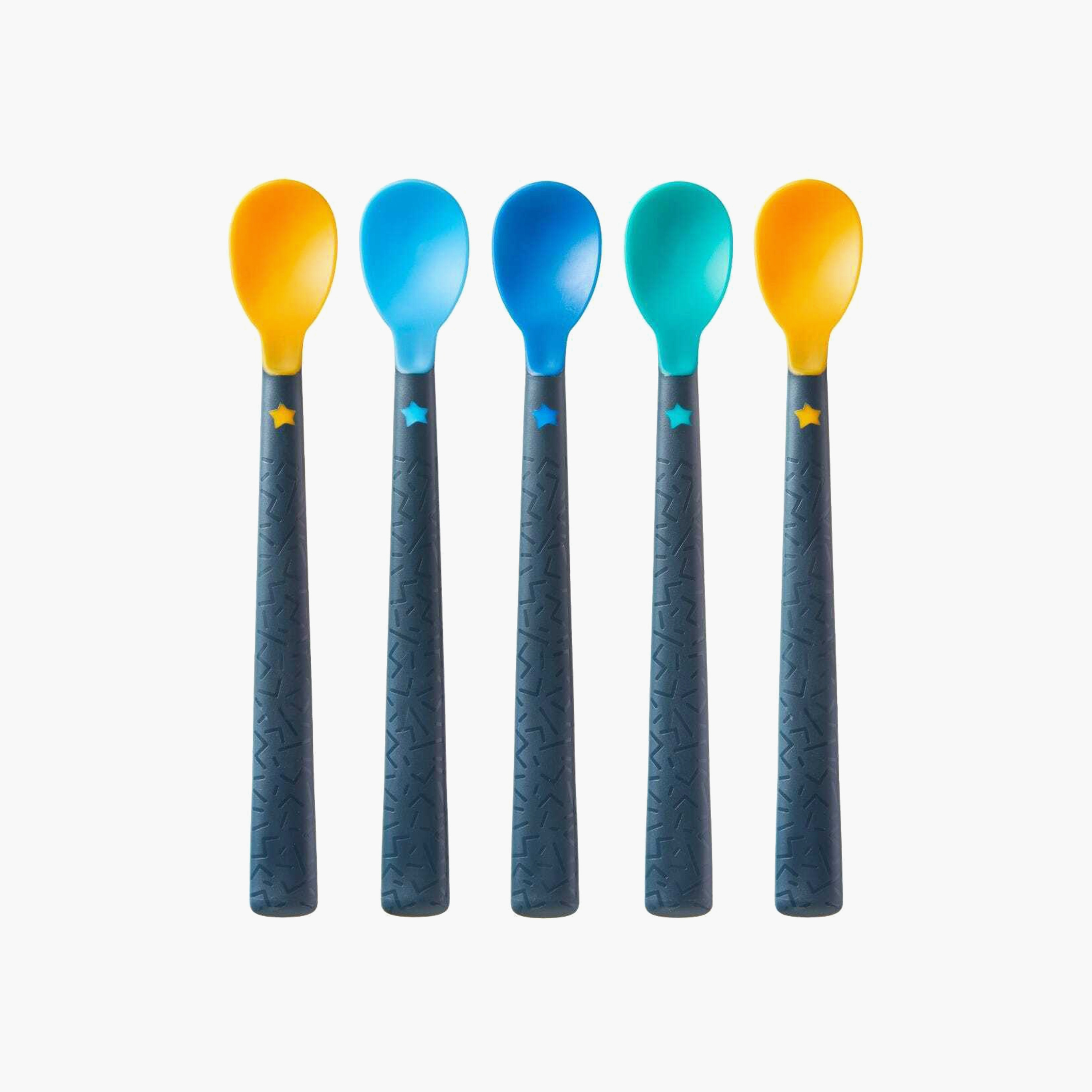 Tommee Tippee 5-Piece Softee Weaning Feeding Spoon - 4 Months+-baby-feeding-mealtimeessentials-image-2
