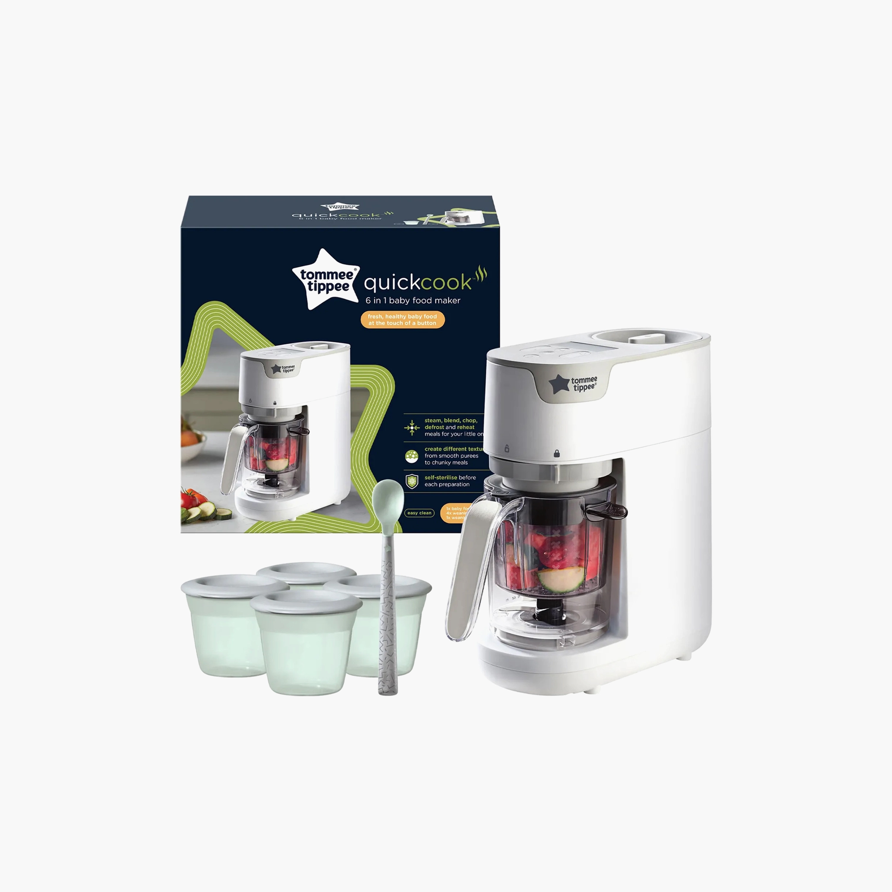 صانعة الطعام السريعة 6 في 1 من تومي تيبي-baby-feeding-babyfoodprocessors-image-1