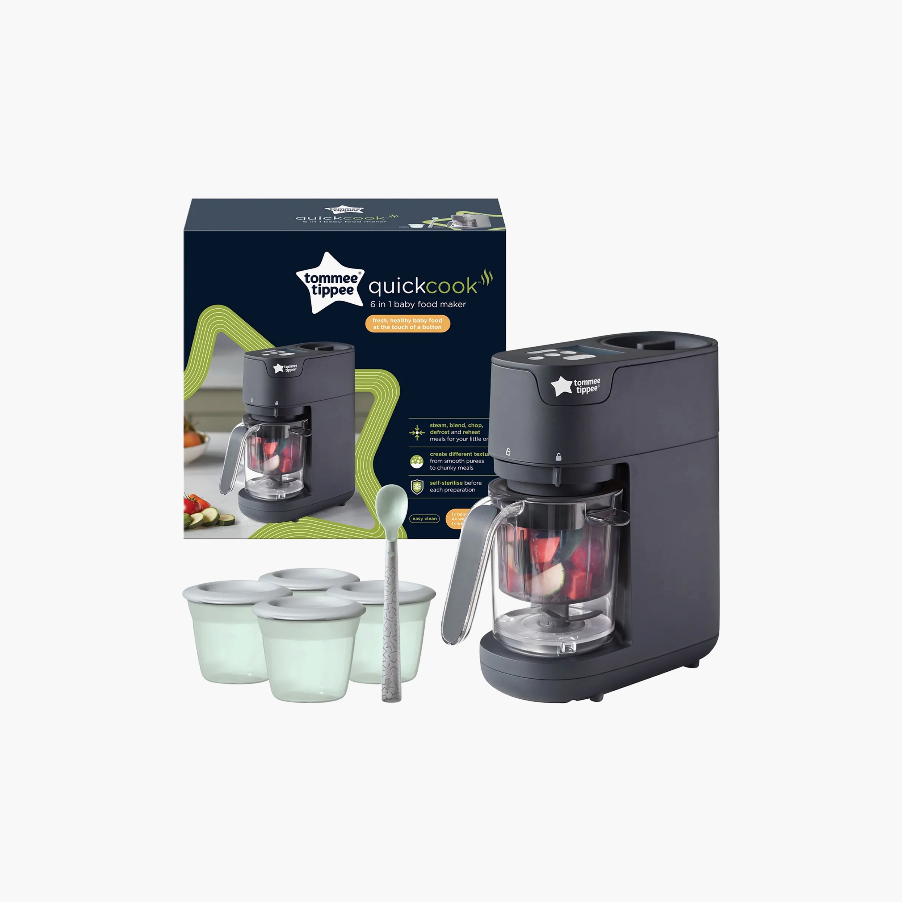 صانعة الطعام السريعة 6 في 1 من تومي تيبي-baby-feeding-babyfoodprocessors-image-1
