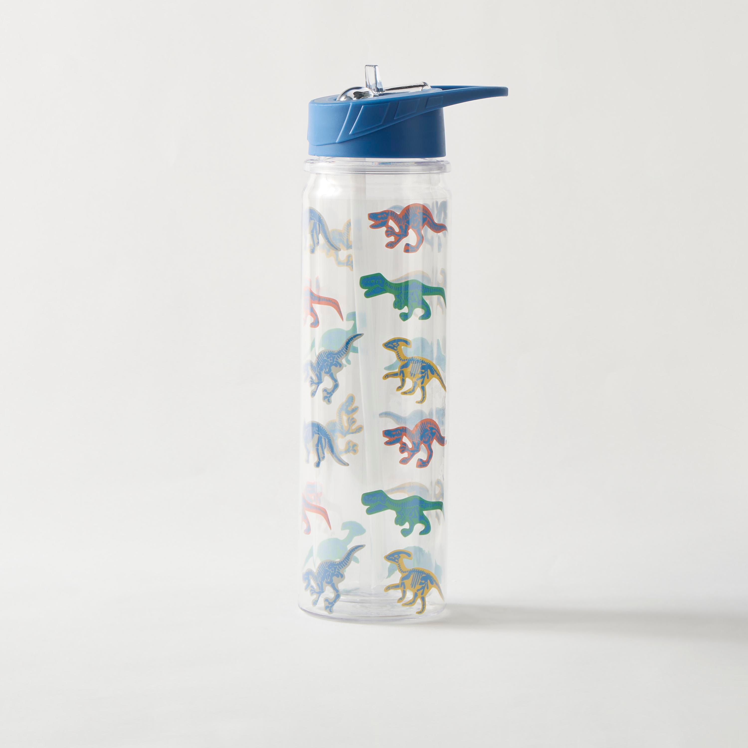 Dinosaur Print Sipper Water Bottle - 550 ml-school-waterbottles-image-1