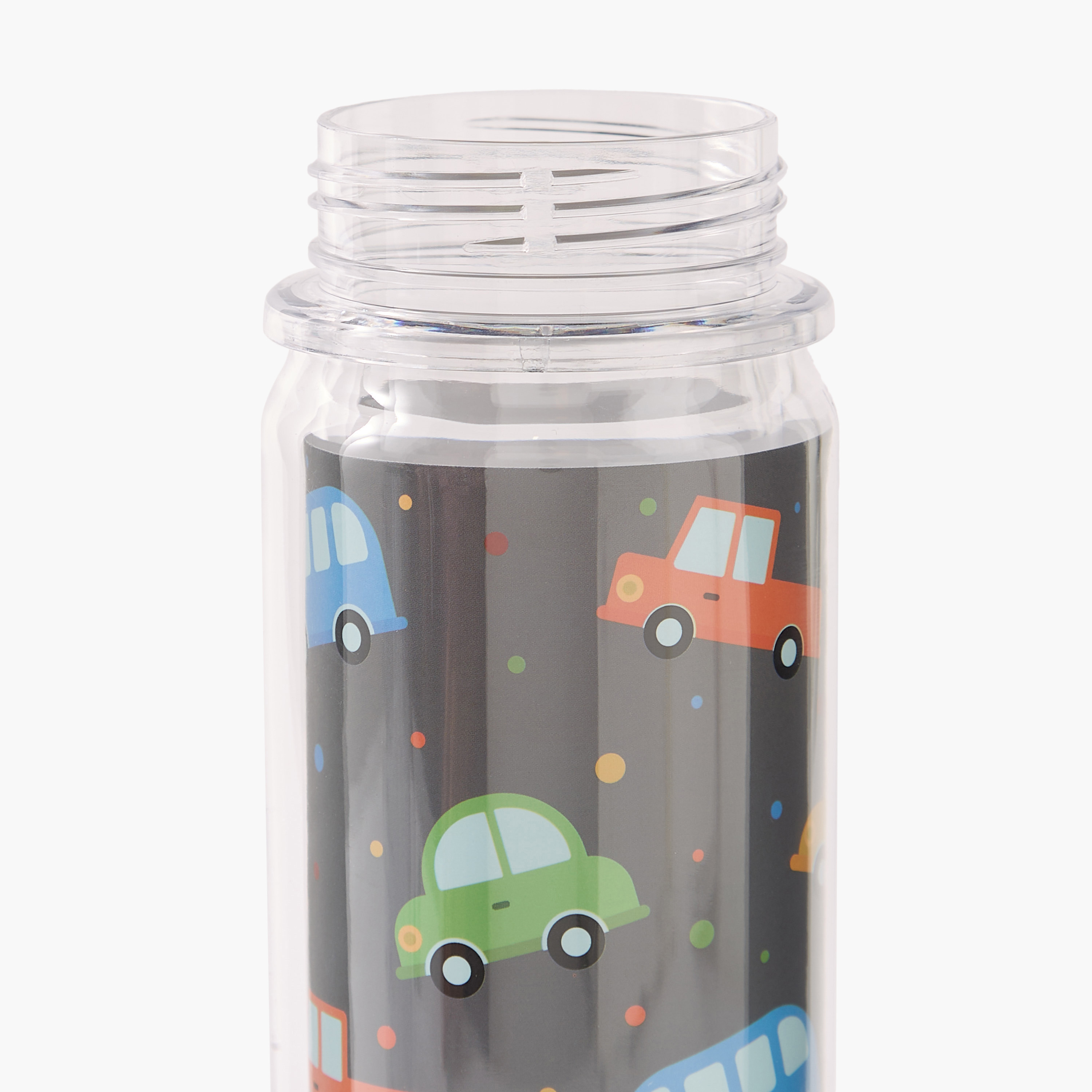 Car Print Sipper Water Bottle - 550 ml-school-waterbottles-image-5