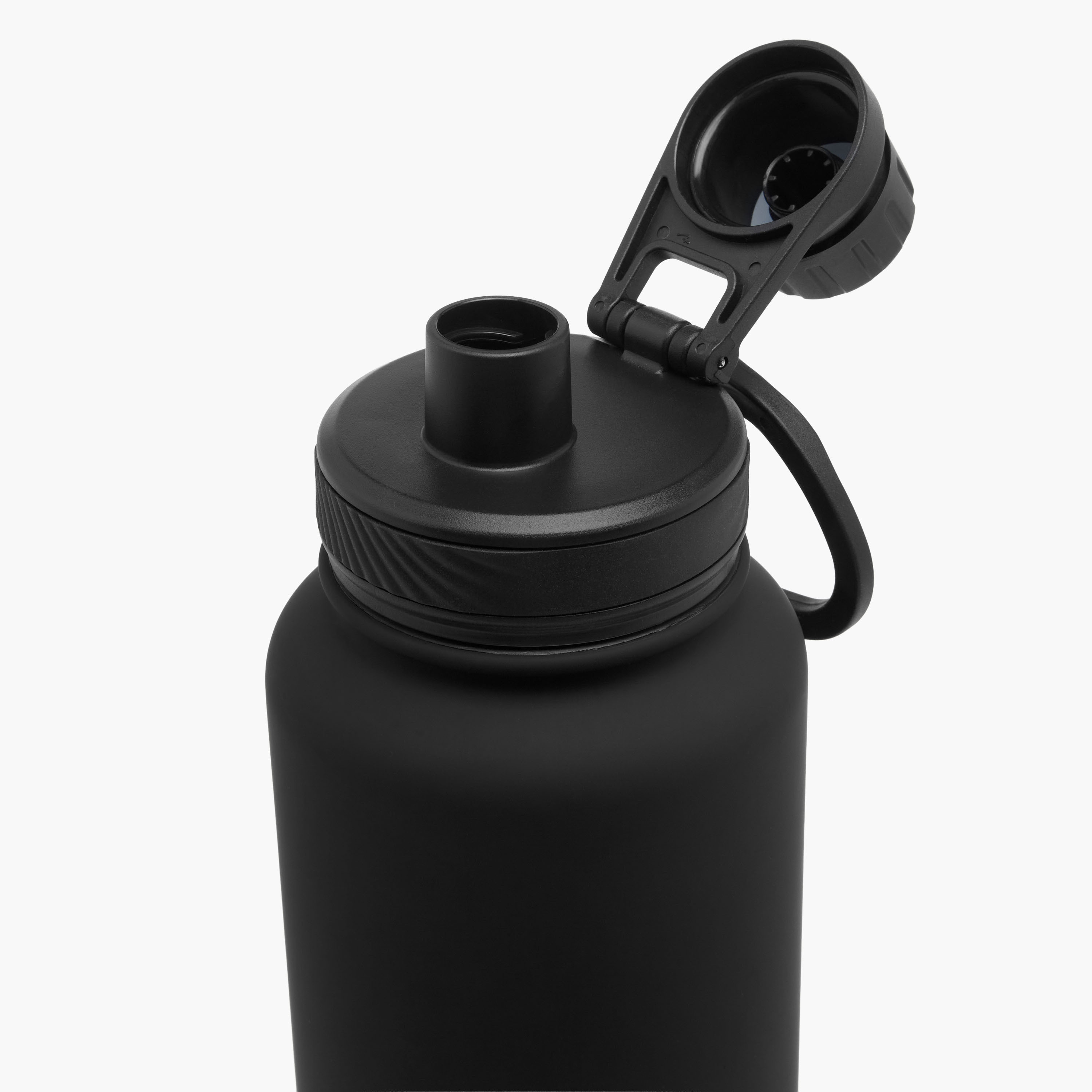 Solid Stainless Steel Sipper Water Bottle - 1 L-school-waterbottles-image-4