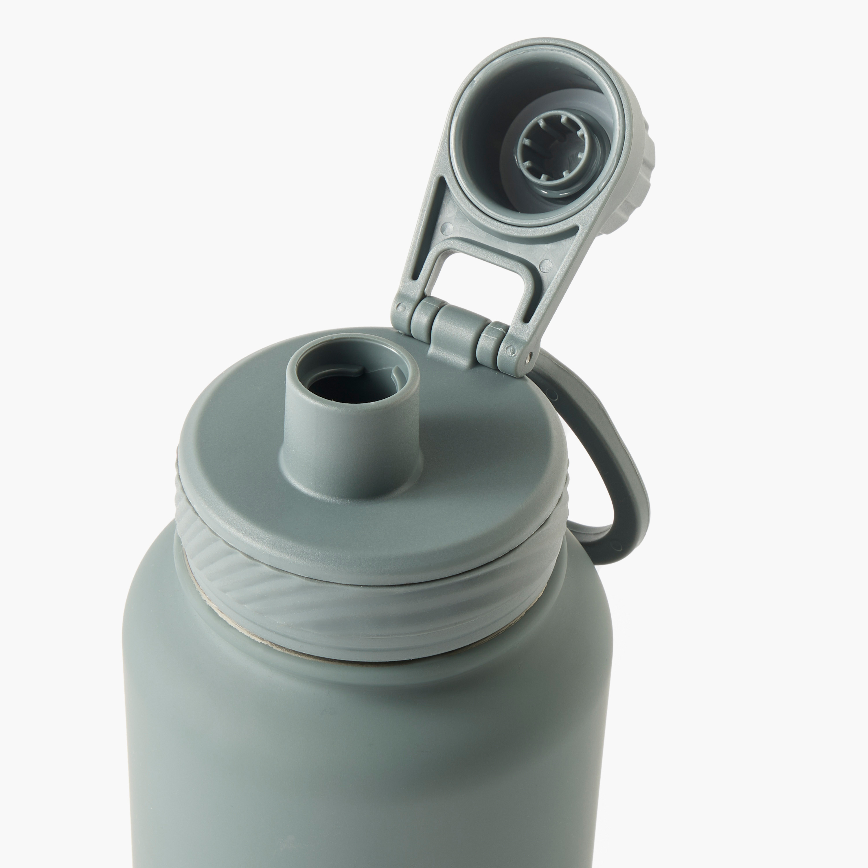 Solid Stainless Steel Sipper Water Bottle - 1 L-school-waterbottles-image-4