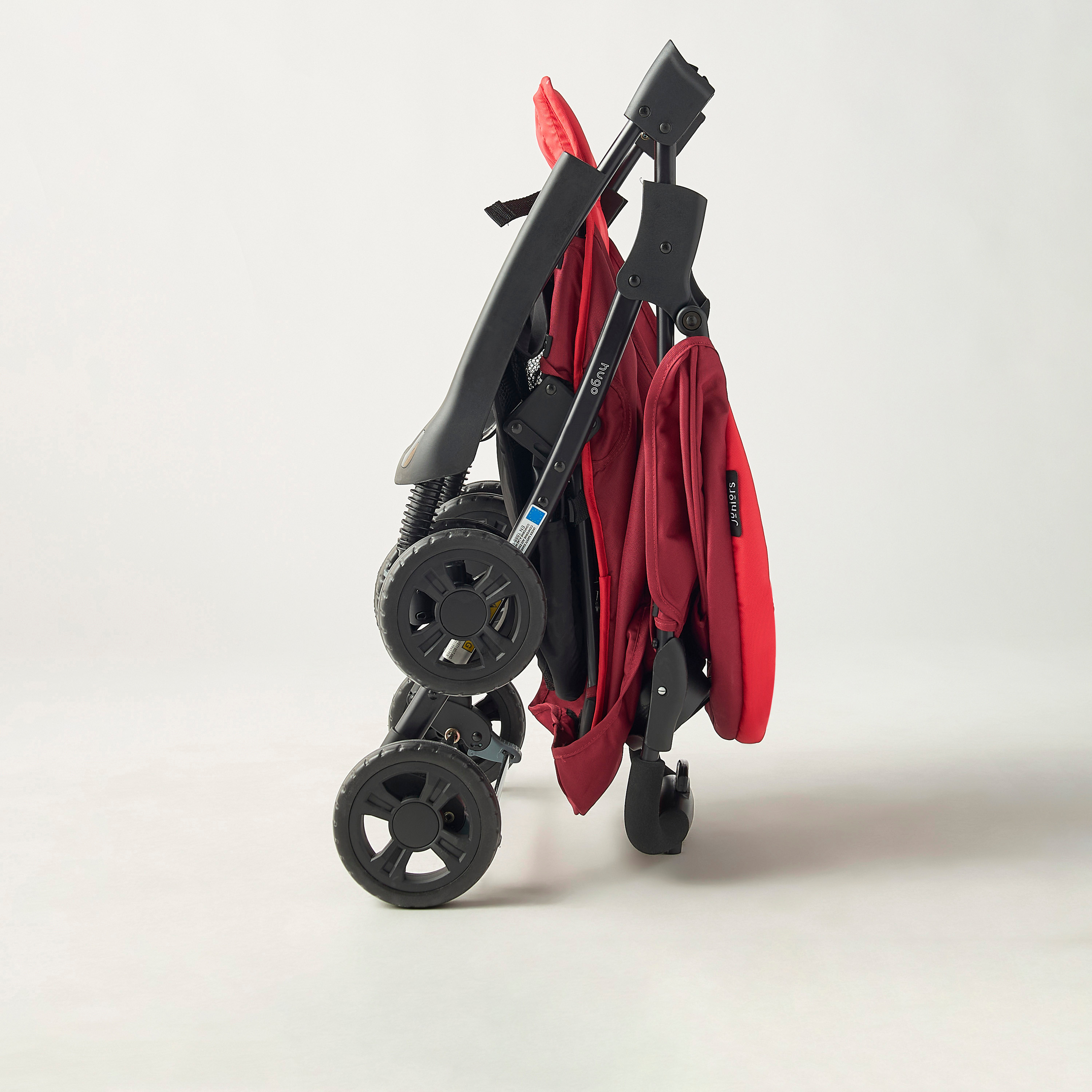 Juniors Hugo Stroller with Push Button Folding System, Metal Frame and Canopy-baby-gear-strollersandprams-strollers-image-12