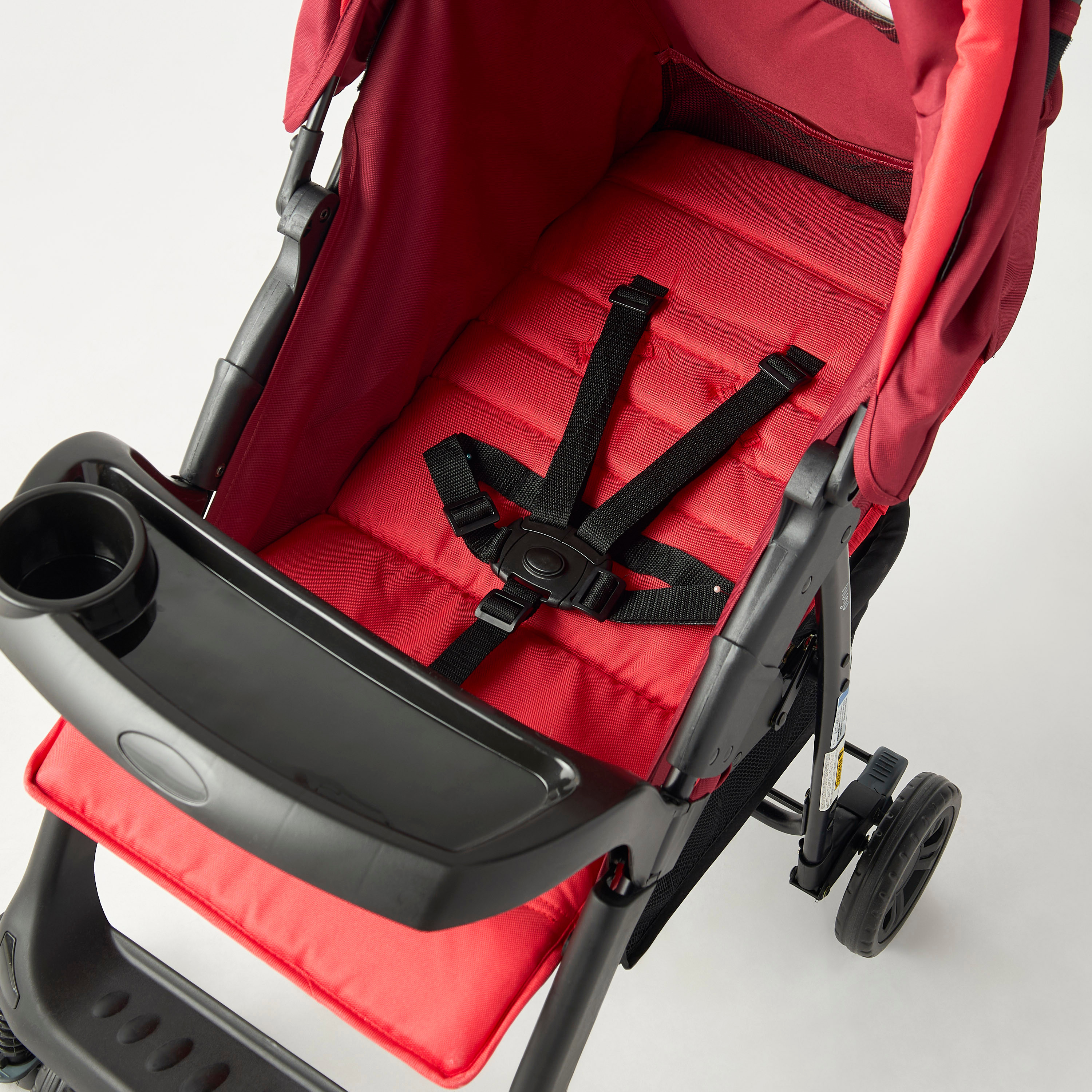 Juniors Hugo Stroller with Push Button Folding System, Metal Frame and Canopy-baby-gear-strollersandprams-strollers-image-7